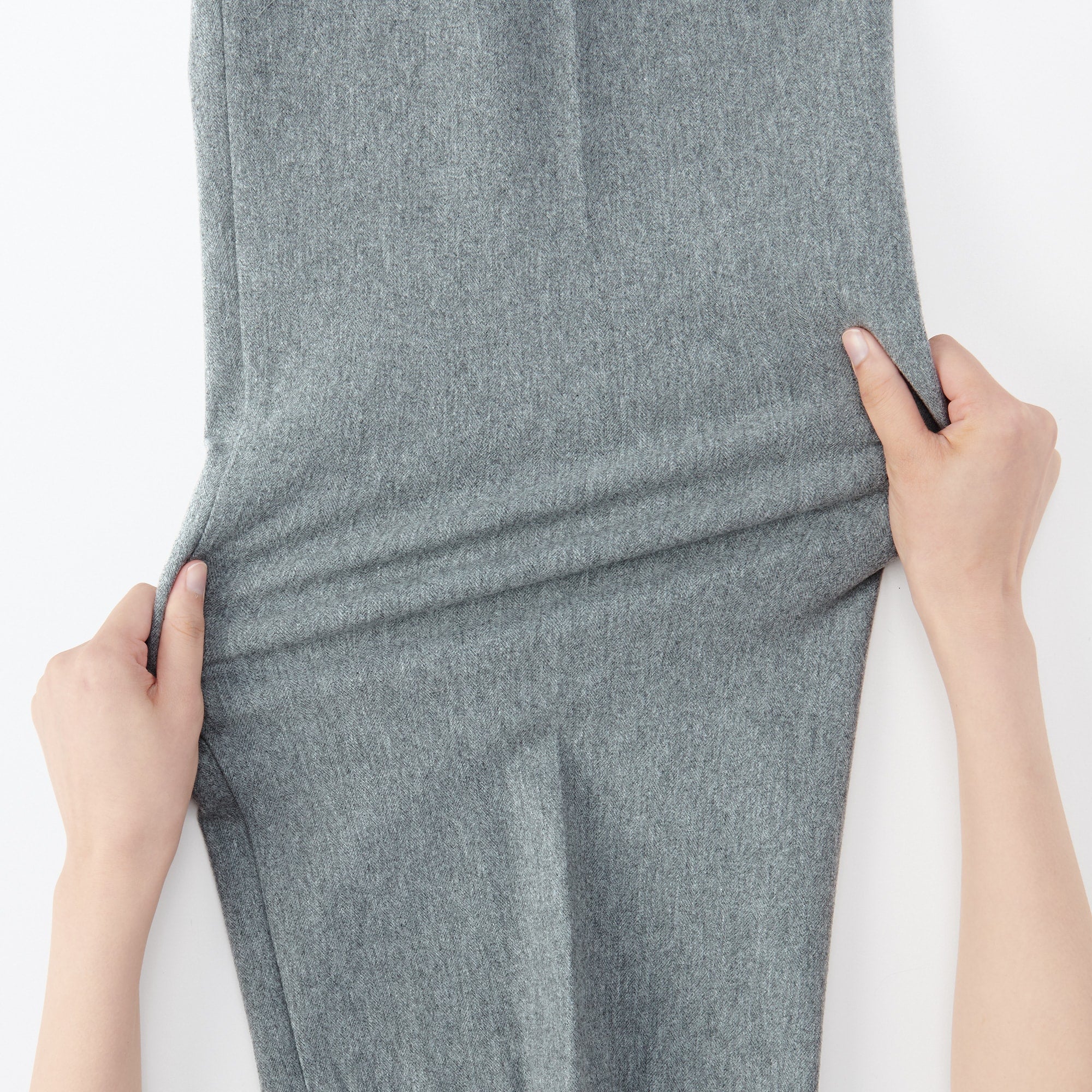 Women's Stretch Brushed Darted Wide Pants - Image 10