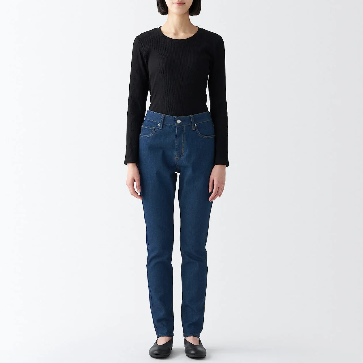 Women's Stretch Denim Slim Pants Blue