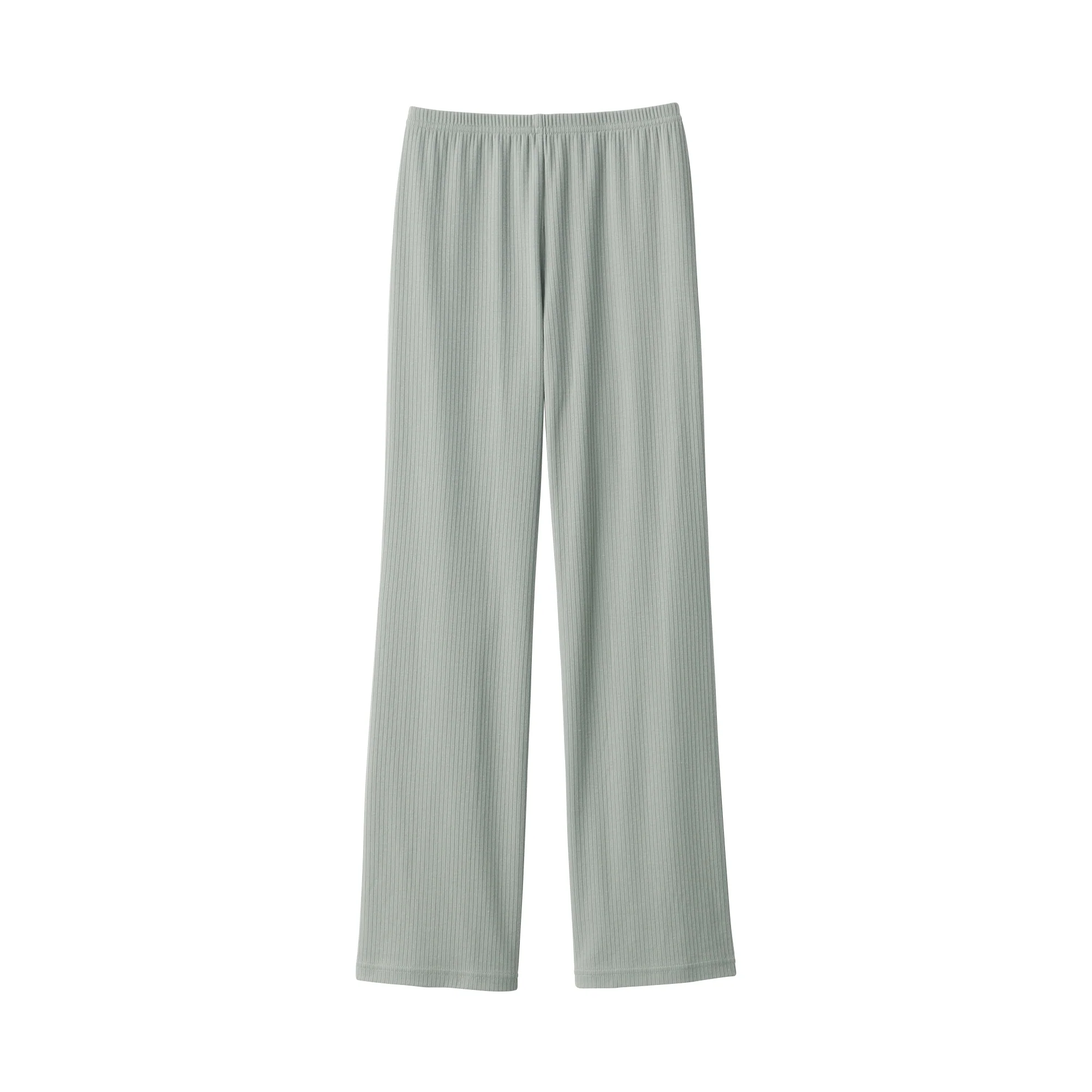 Women's Stretch Ribbed Straight Leggings - Image 10