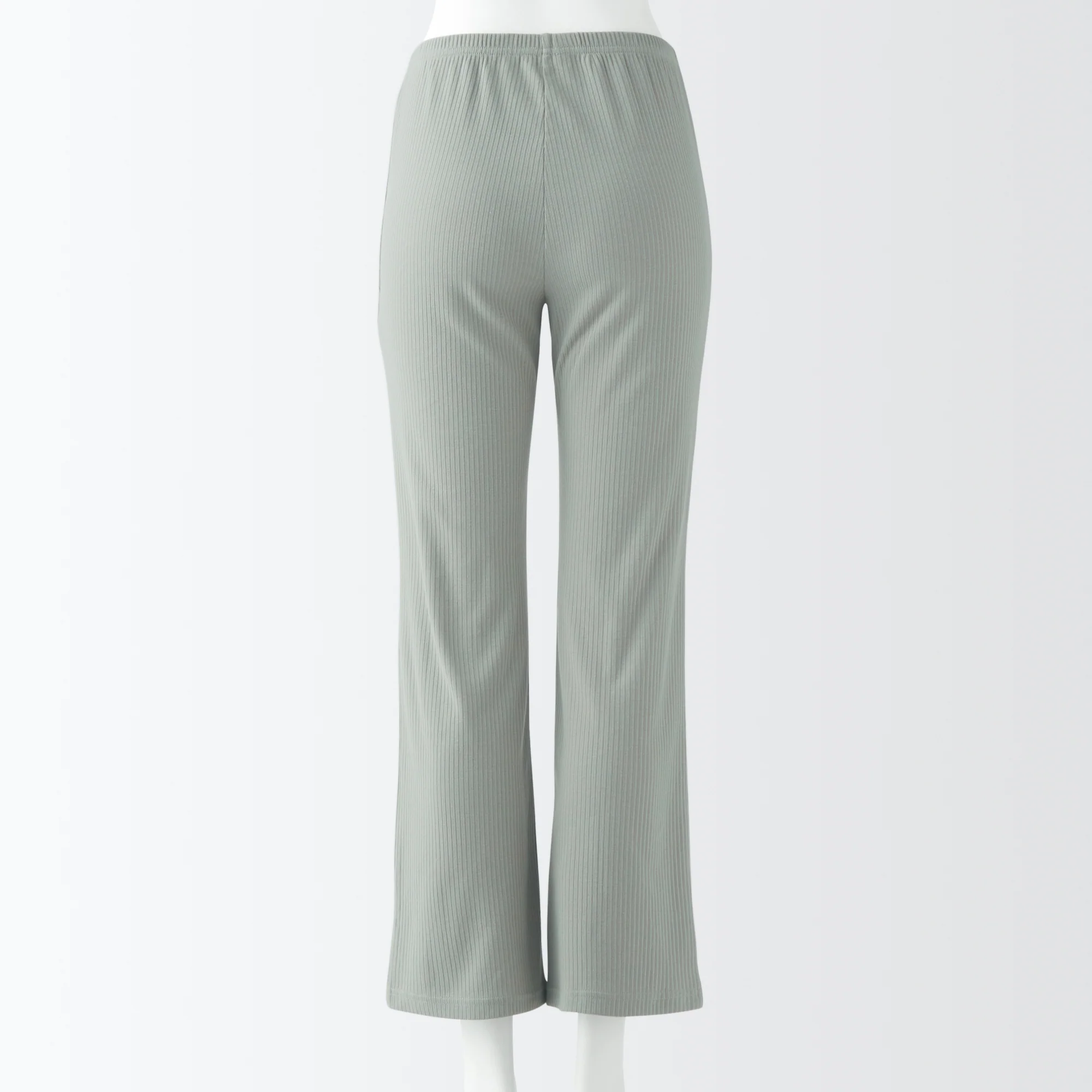Women's Stretch Ribbed Straight Leggings - Image 13