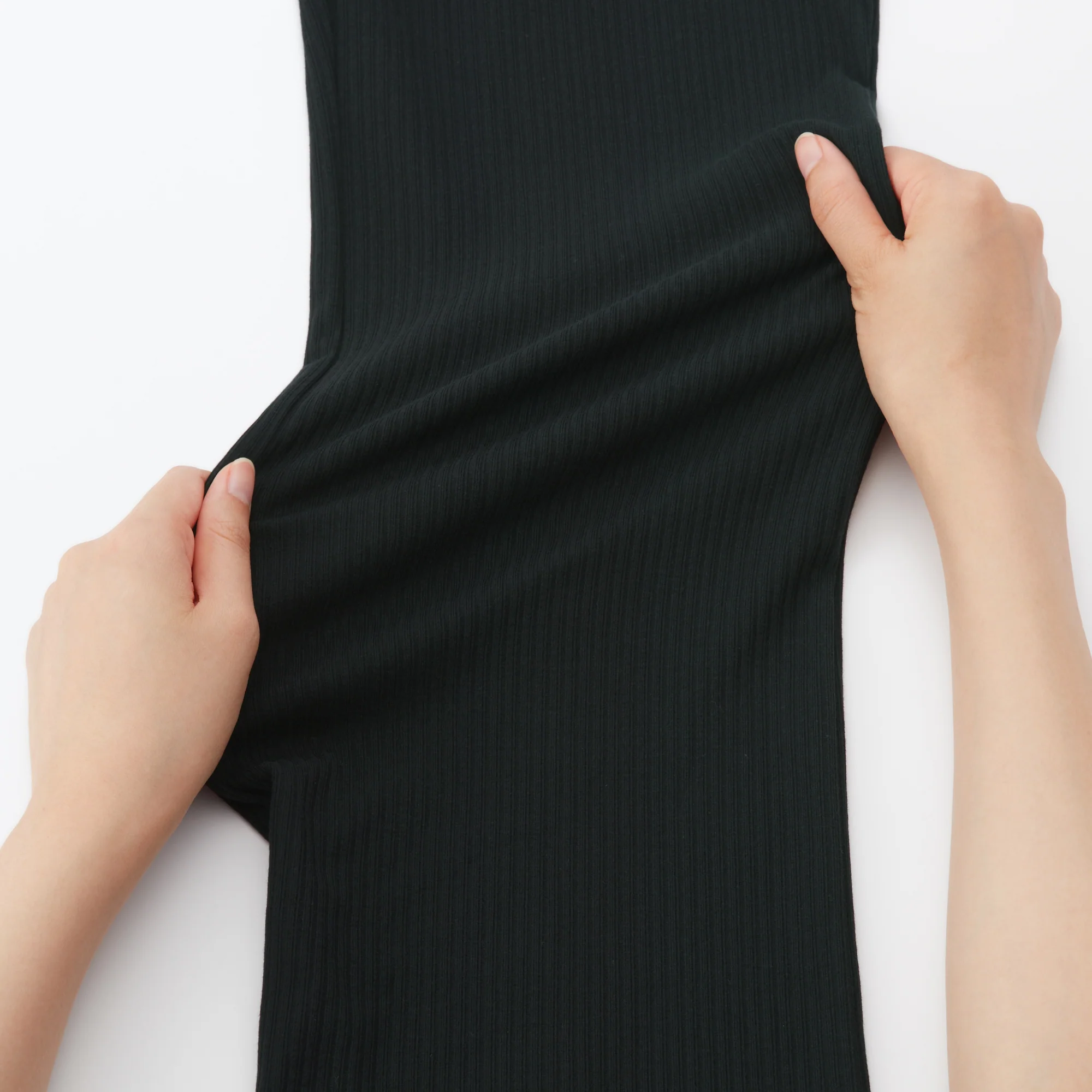 Women's Stretch Ribbed Straight Leggings - Image 17