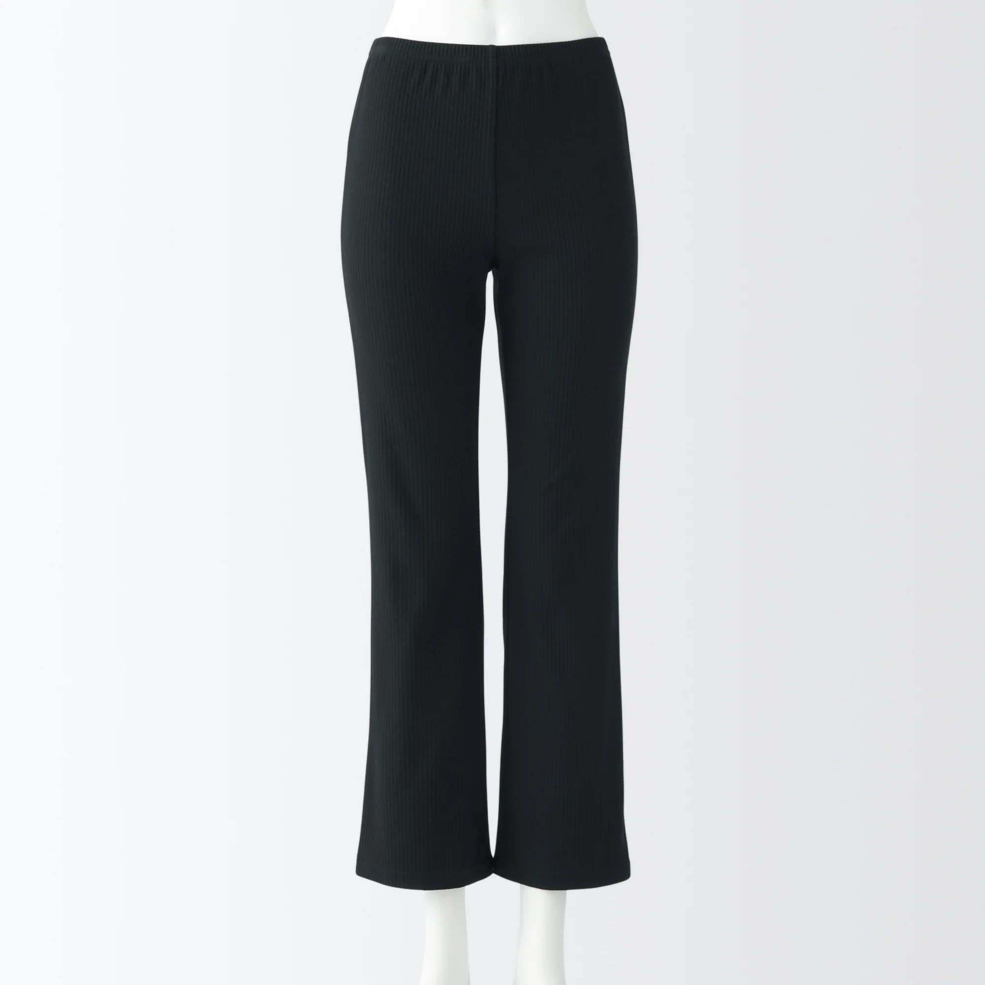 Women's Stretch Ribbed Straight Leggings - Image 20