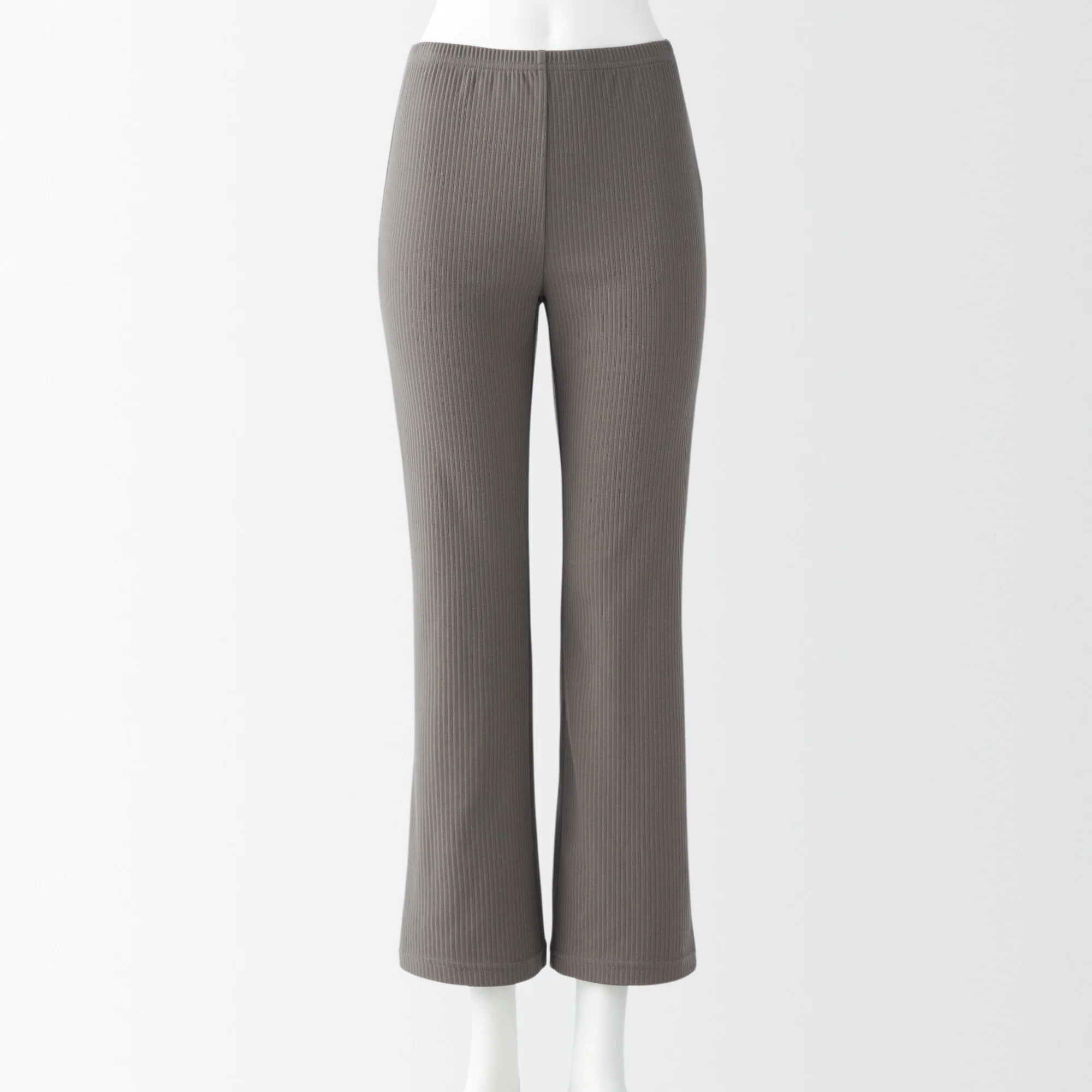 Women's Stretch Ribbed Straight Leggings - Image 28