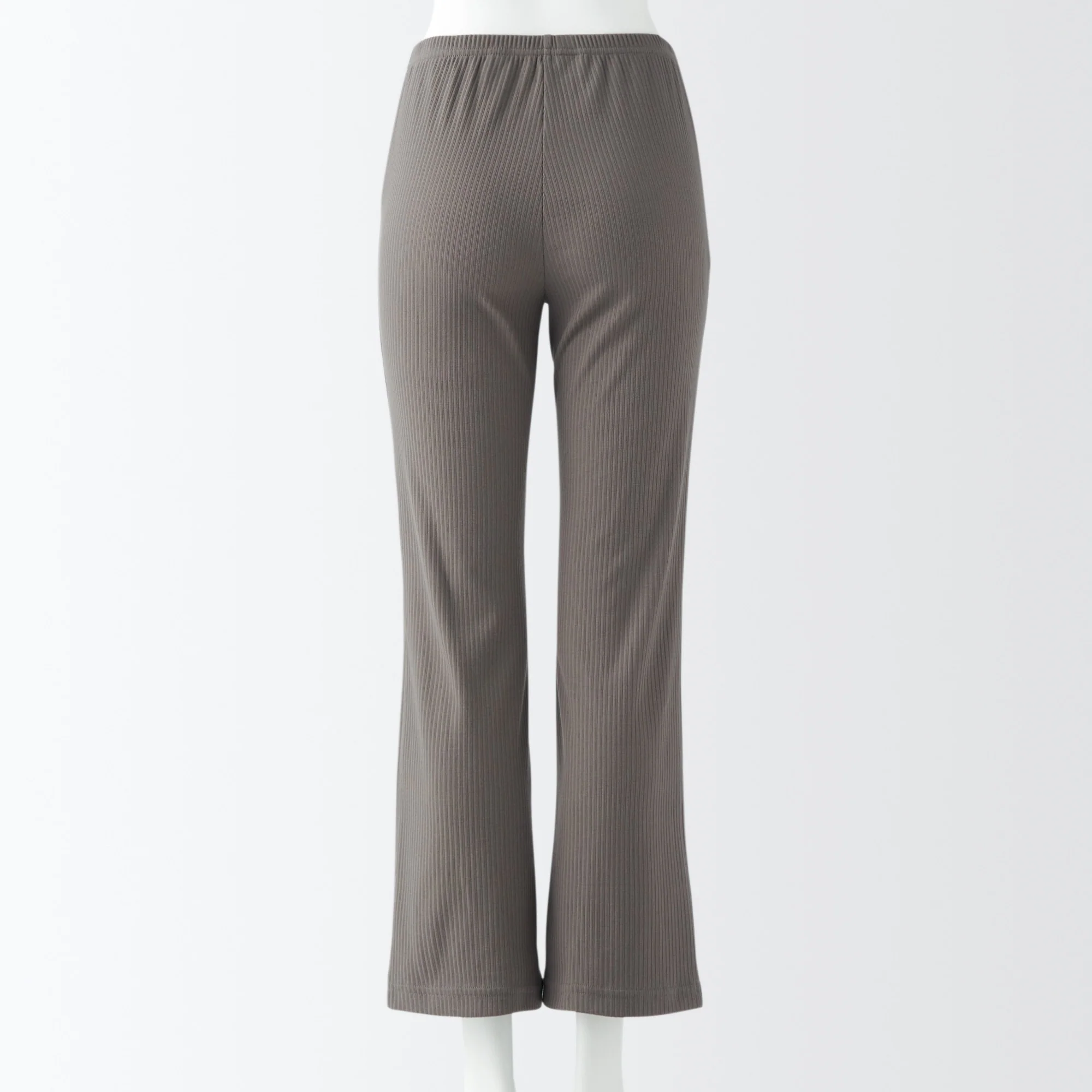 Women's Stretch Ribbed Straight Leggings - Image 29