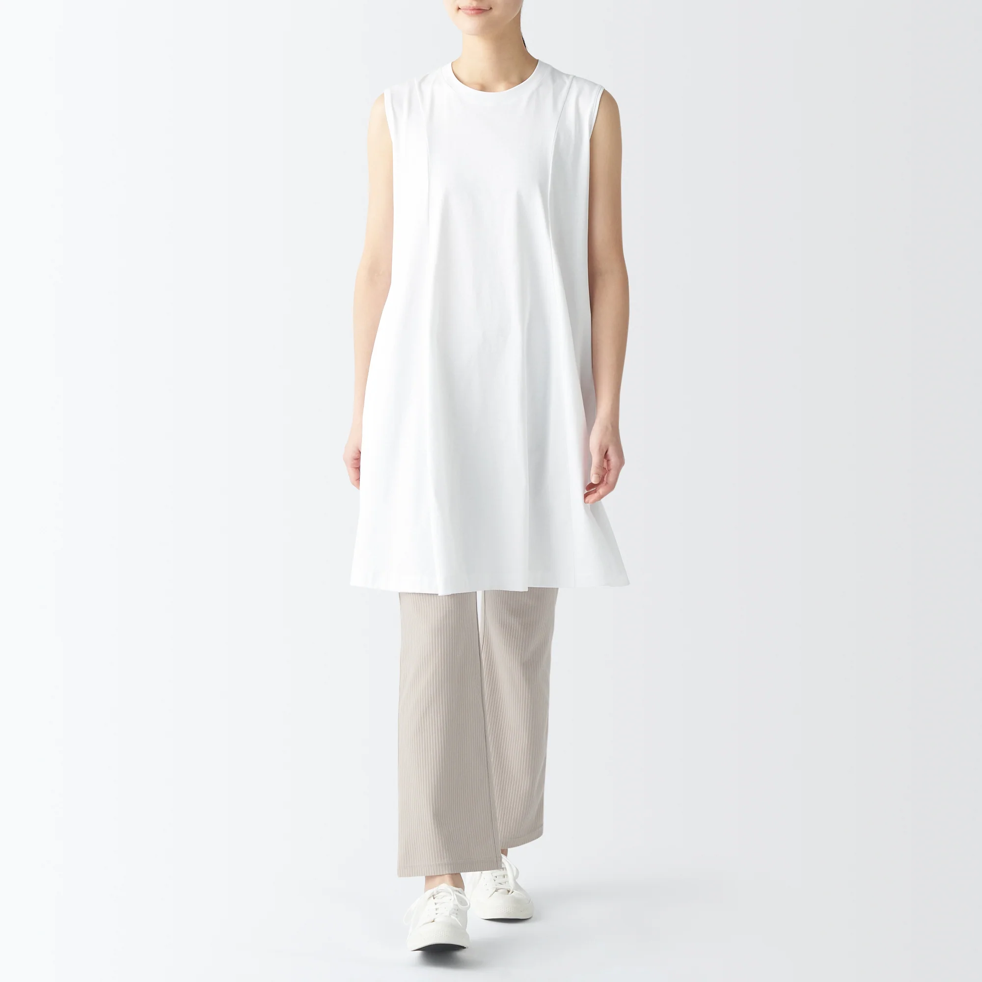 Women's Stretch Ribbed Straight Leggings - Image 3