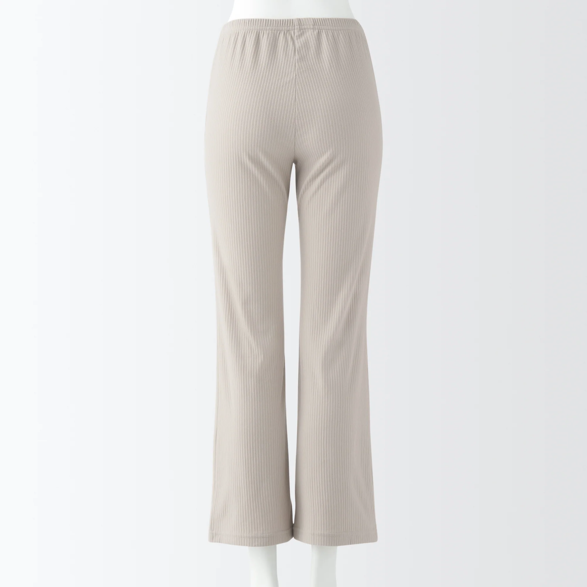 Women's Stretch Ribbed Straight Leggings - Image 5