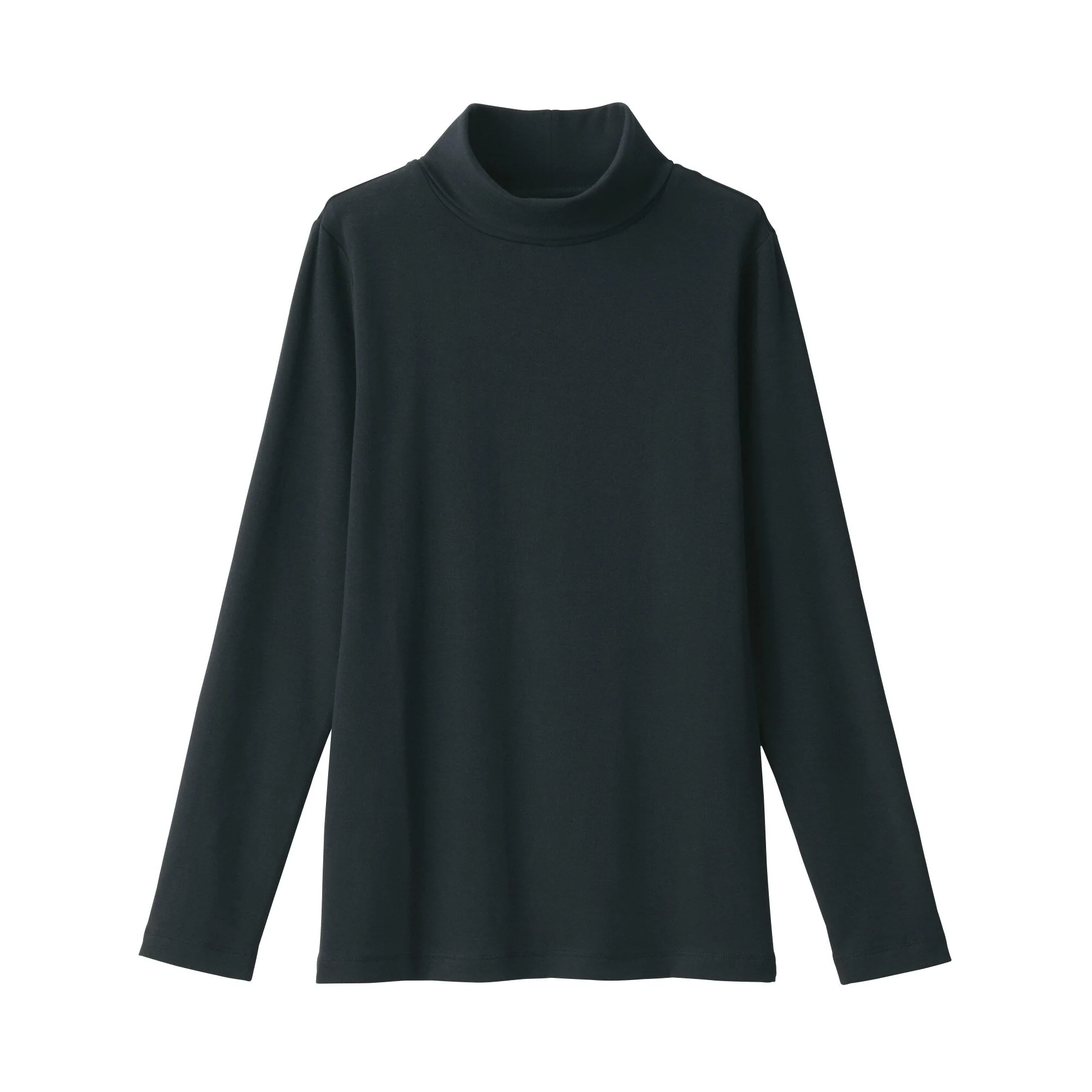 Women's Stretch Ribbed Turtle Neck Long Sleeve T-Shirt - Image 52
