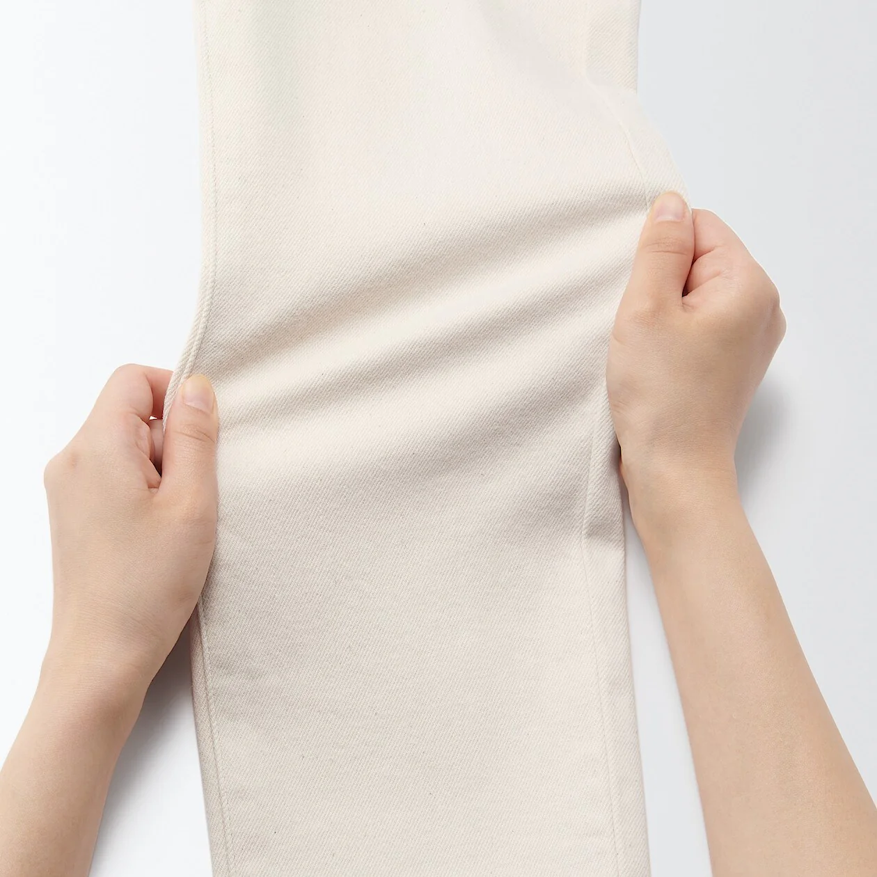 Women's Stretch Slim Denim Pants Natural - Image 11