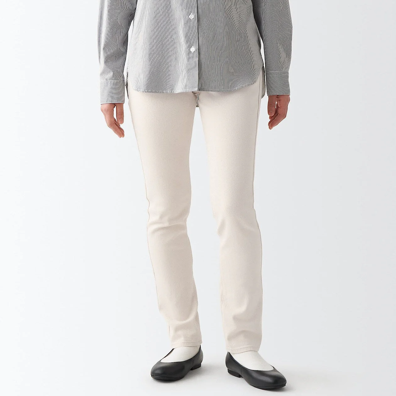 Women's Stretch Slim Denim Pants Natural - Image 3