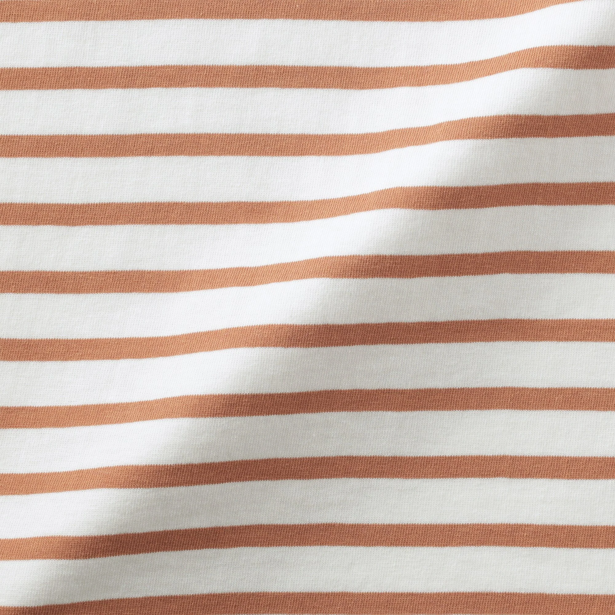 Women's Striped Boat Neck Short Sleeve T-Shirt - Image 17