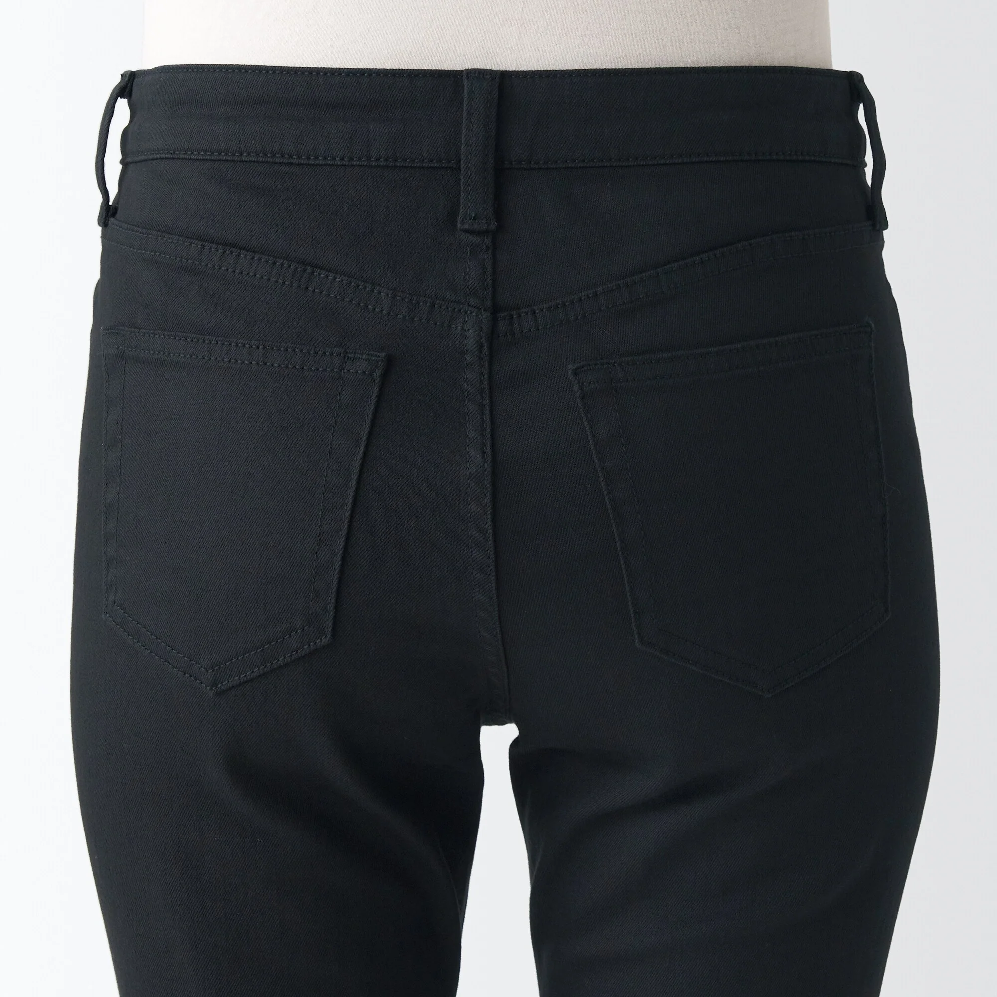 Women's Super Stretch Denim Skinny Pants Black - Image 9