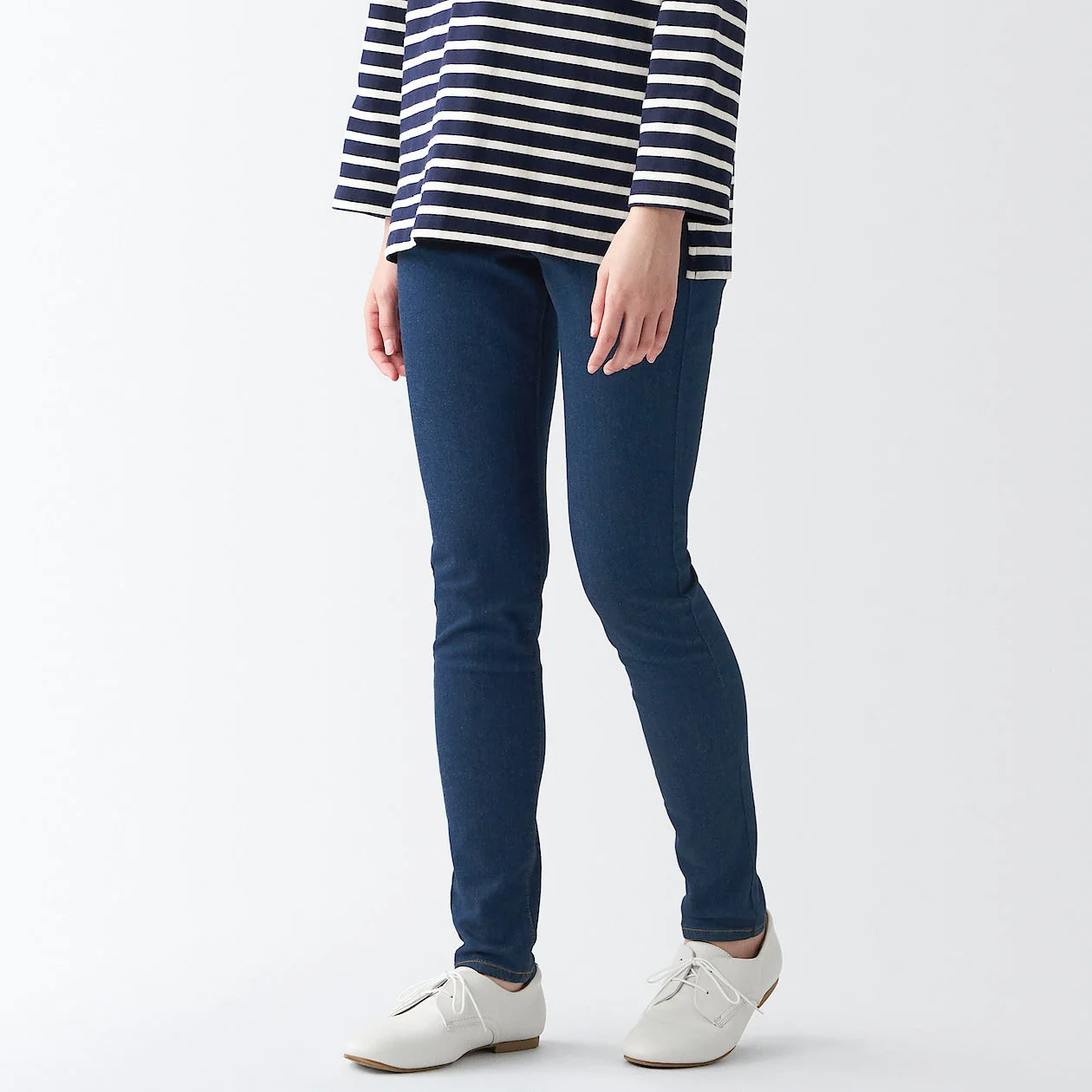 Women's Super Stretch Denim Skinny Pants Blue - Image 3
