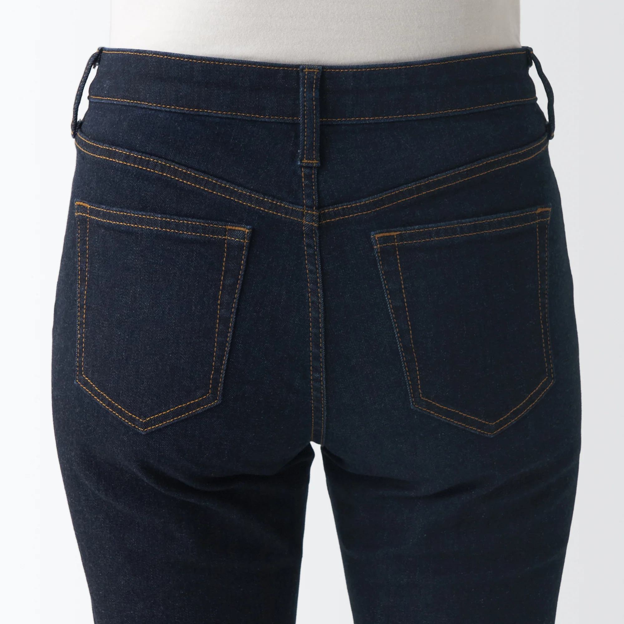 Women's Super Stretch Denim Skinny Pants Dark Navy - Image 9