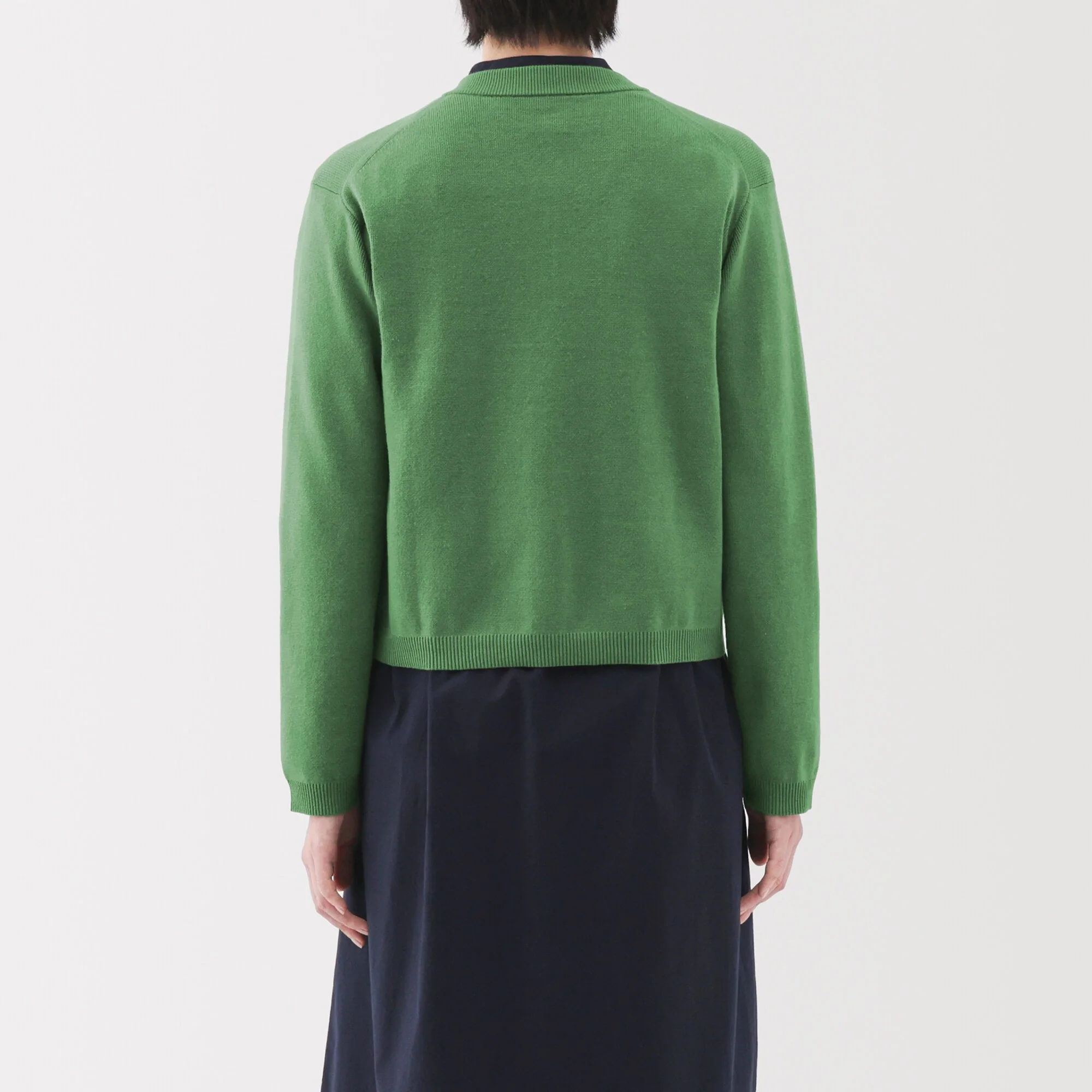 Women's Washable Crew Neck Cardigan - Image 14