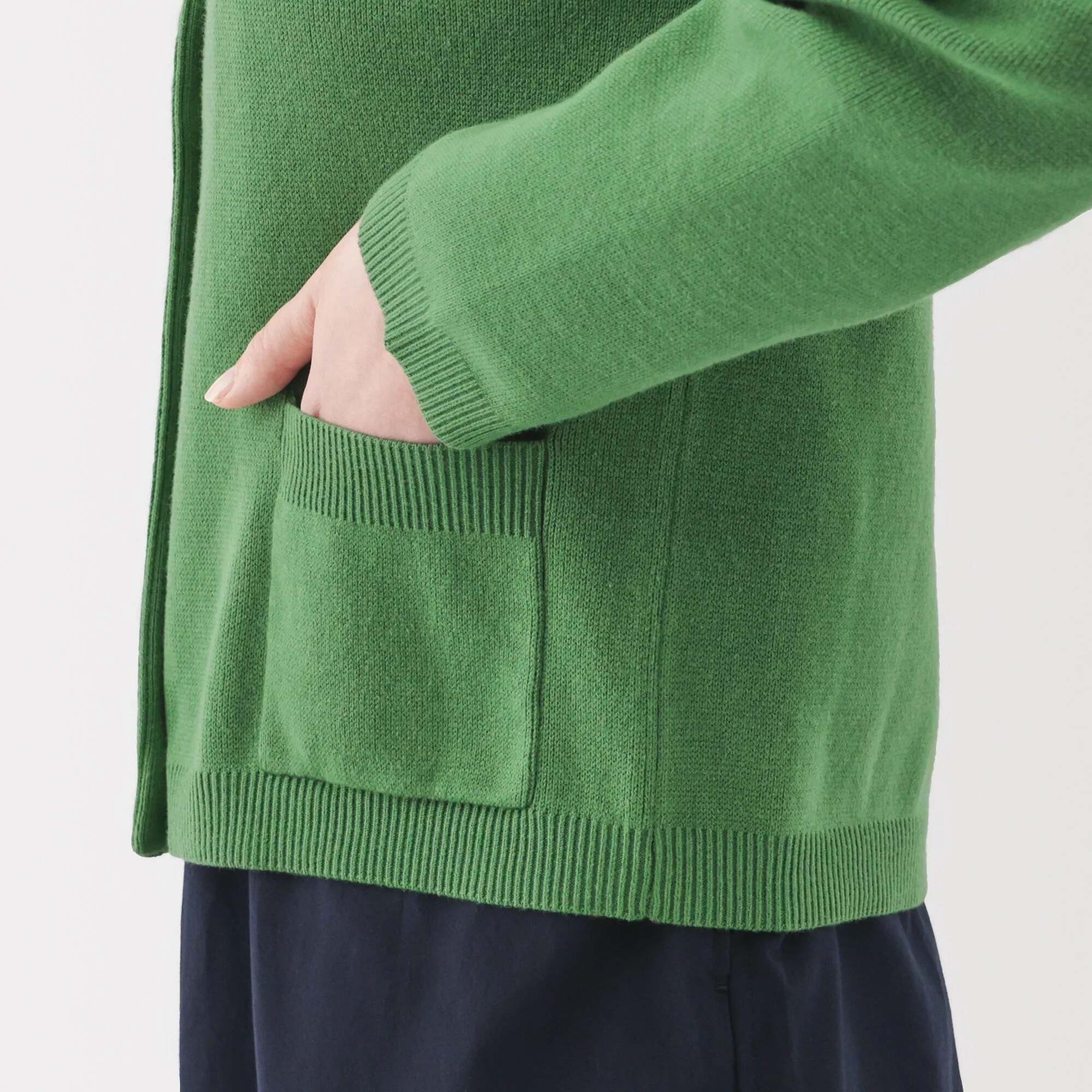 Women's Washable Crew Neck Cardigan - Image 16