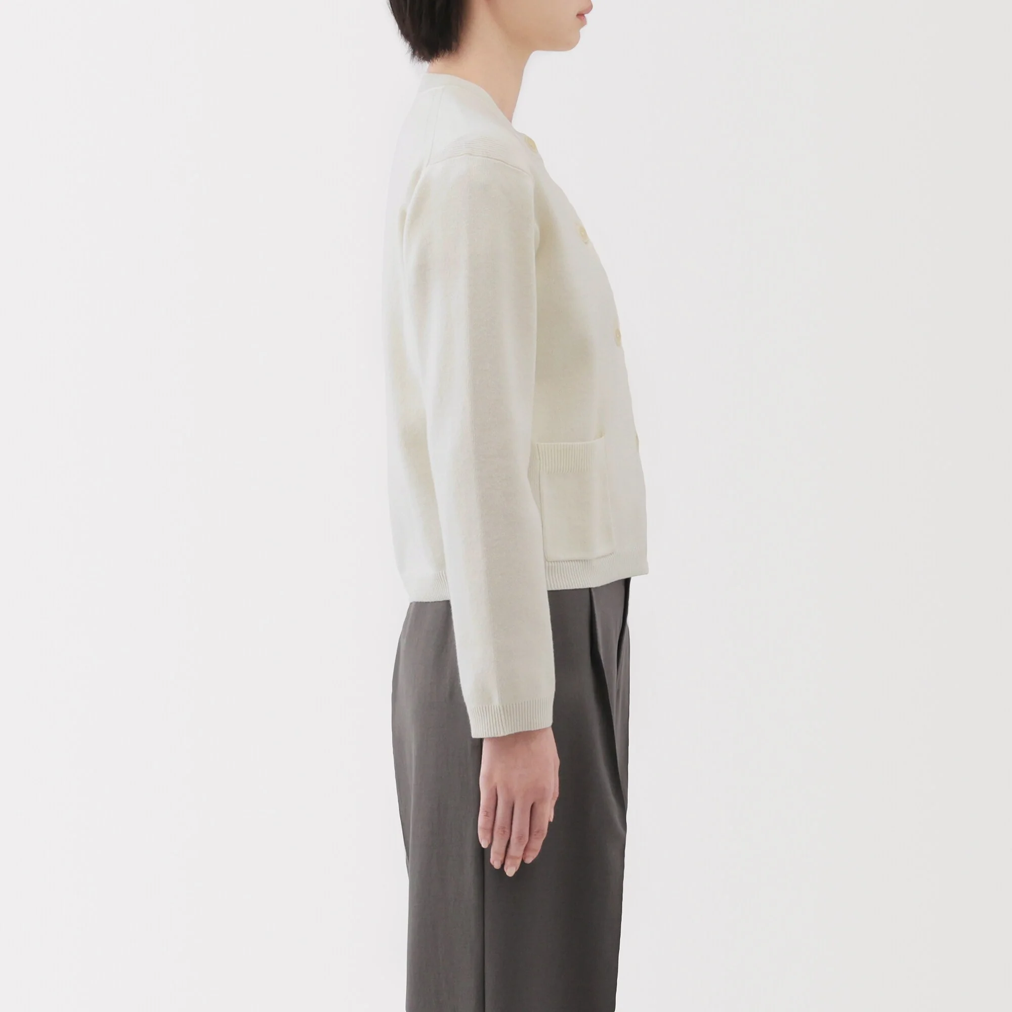 Women's Washable Crew Neck Cardigan - Image 21
