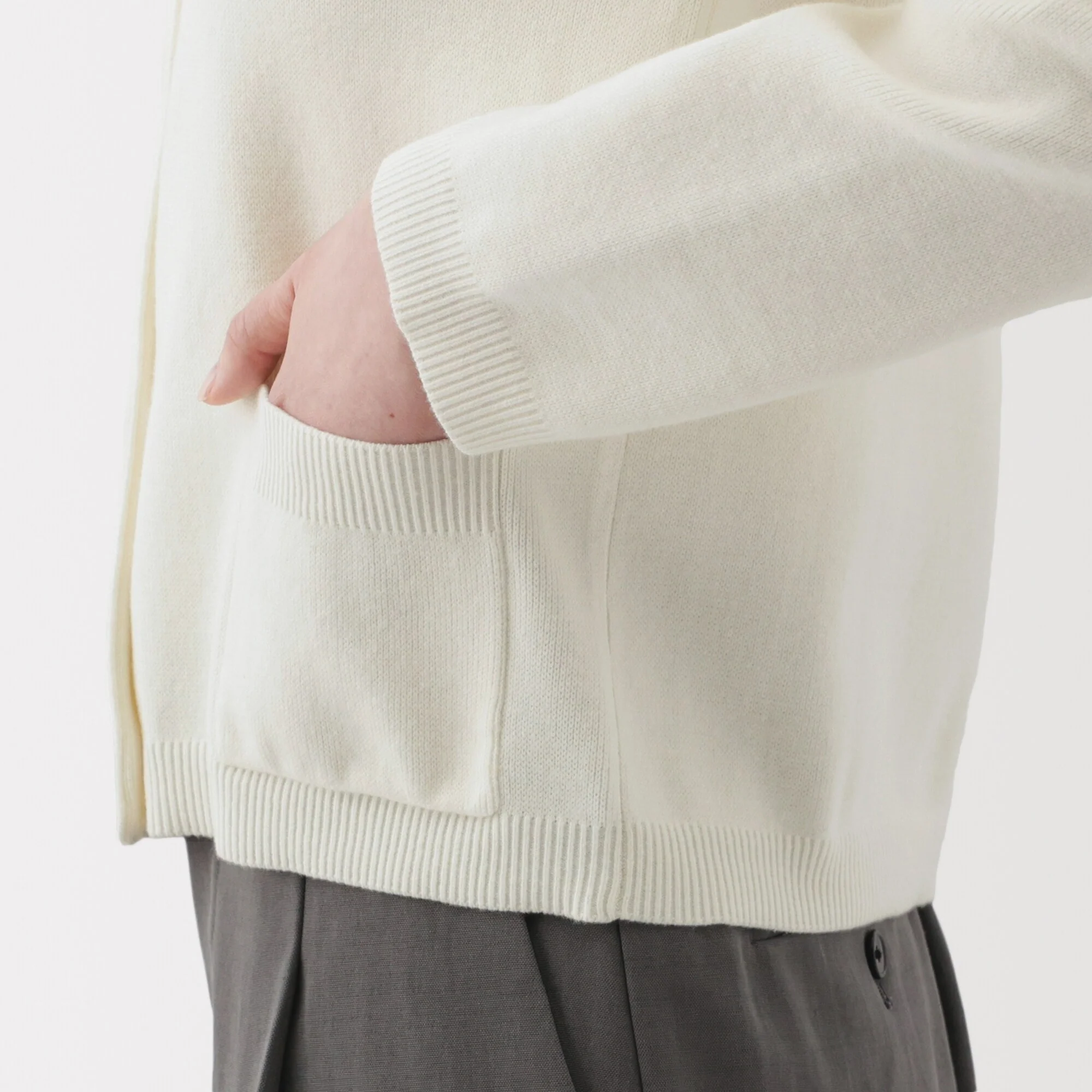 Women's Washable Crew Neck Cardigan - Image 24