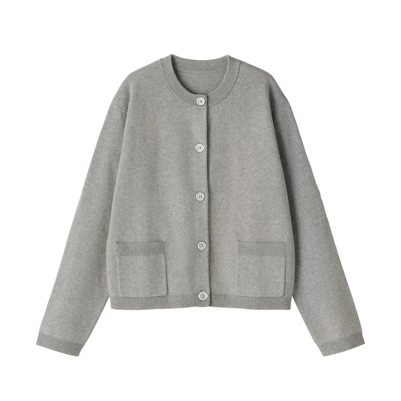 Women's Washable Crew Neck Cardigan - Image 26