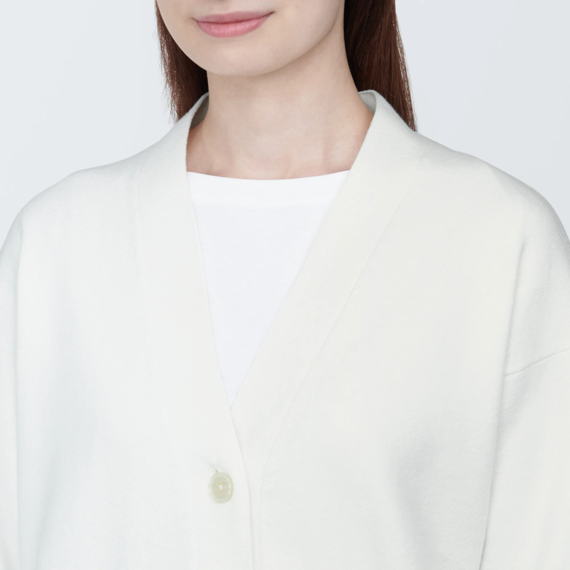 Women's Washable Milano Rib Knit V-Neck Cardigan - Image 15