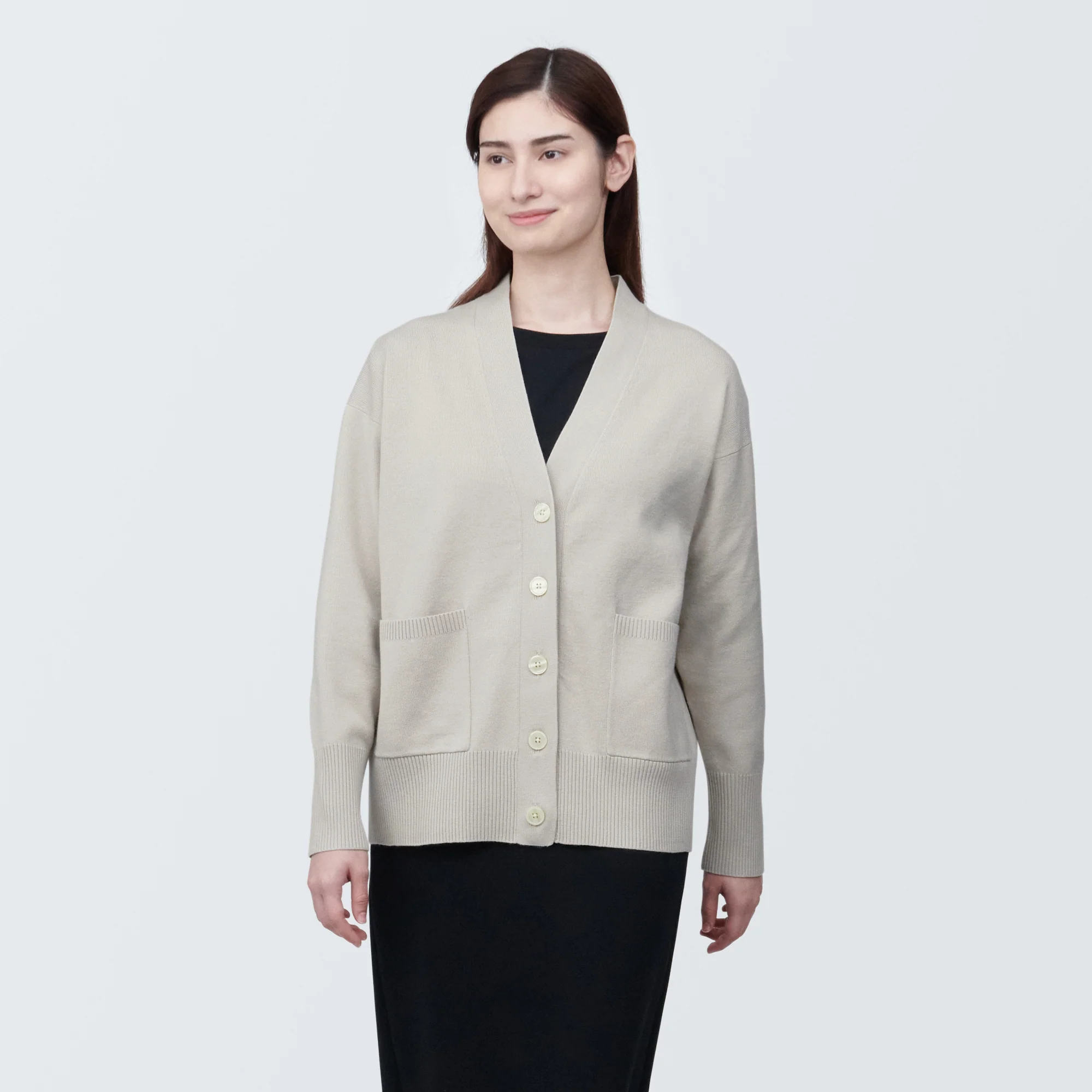 Women's Washable Milano Rib Knit V-Neck Cardigan - Image 19