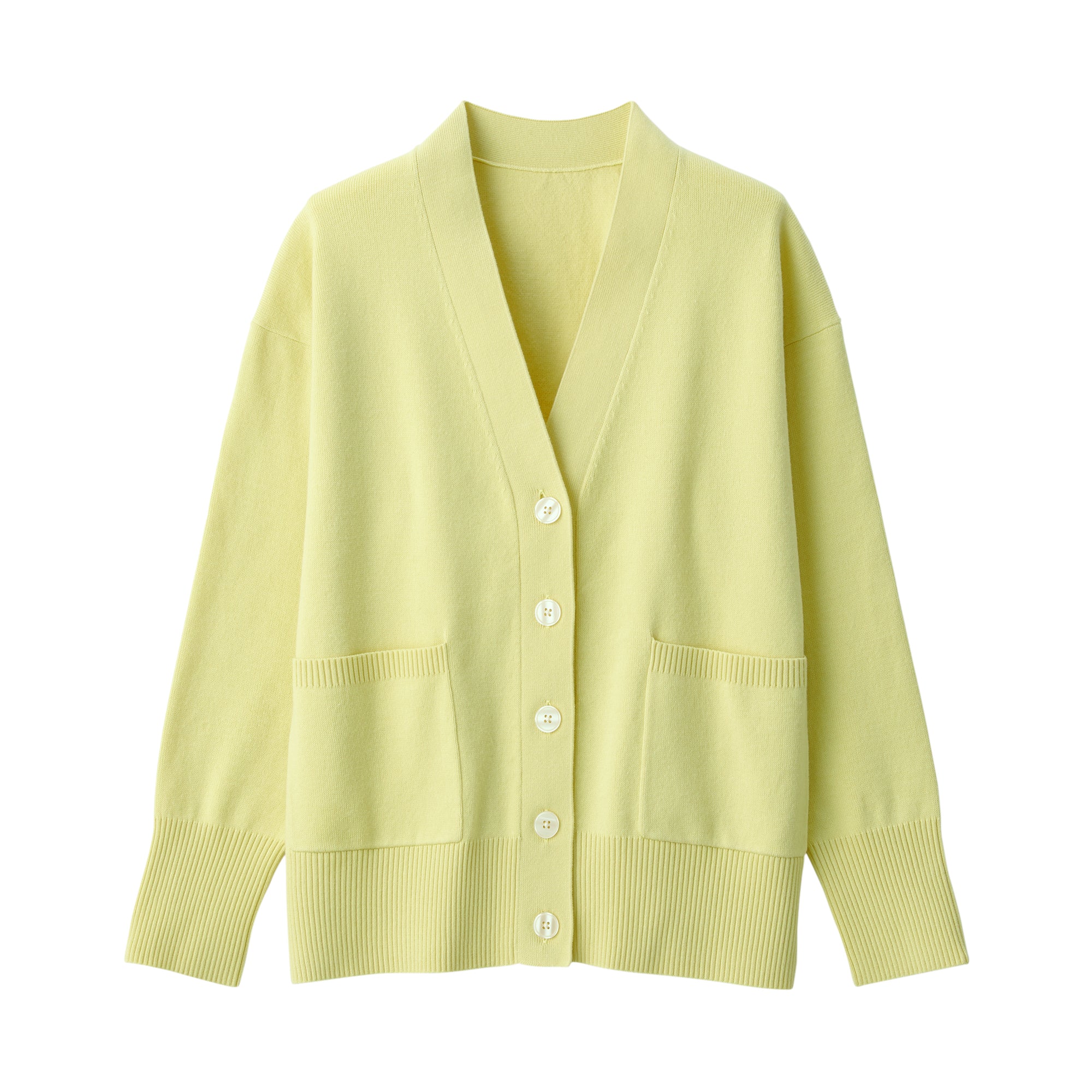 Women's Washable Milano Rib Knit V-Neck Cardigan - Image 2