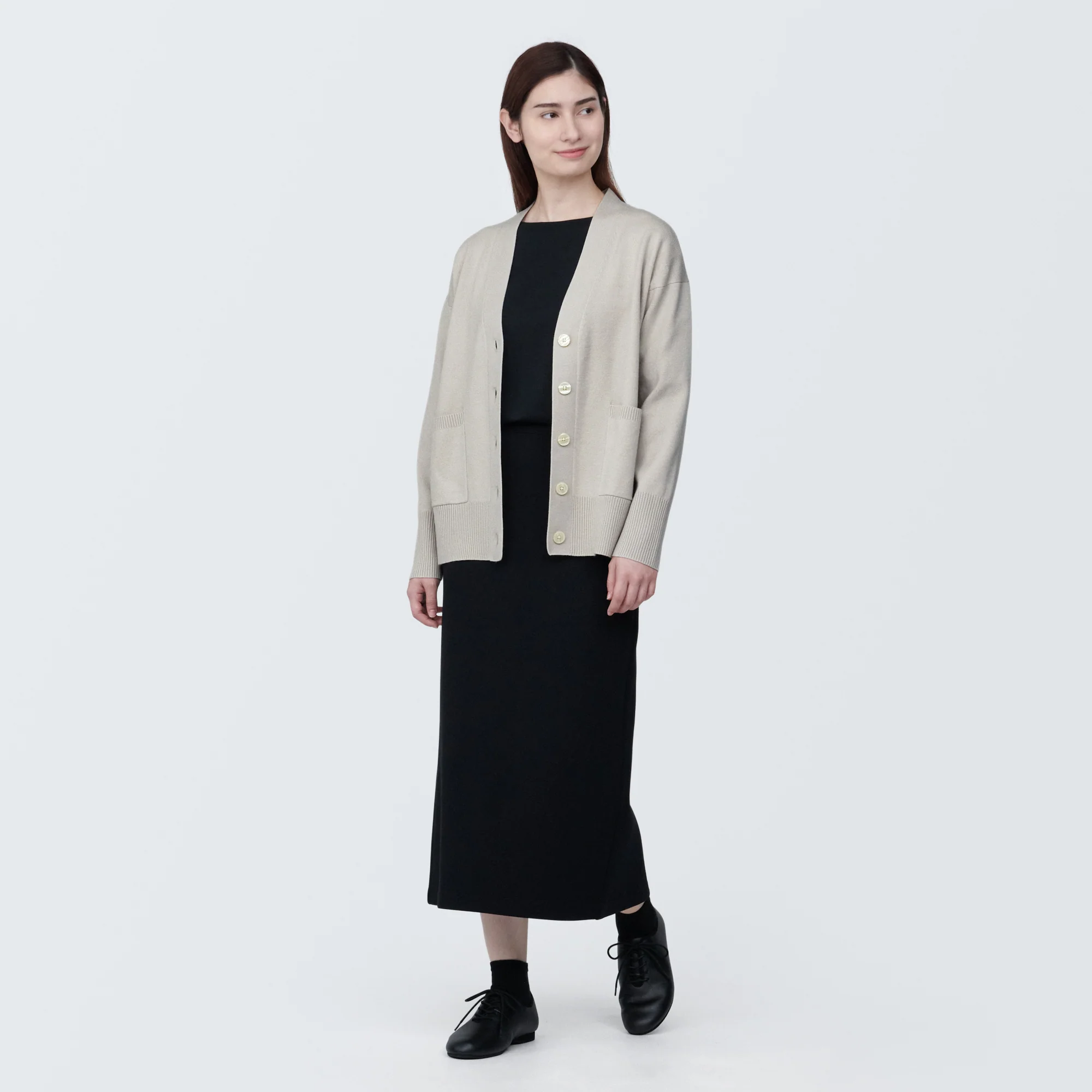 Women's Washable Milano Rib Knit V-Neck Cardigan - Image 20