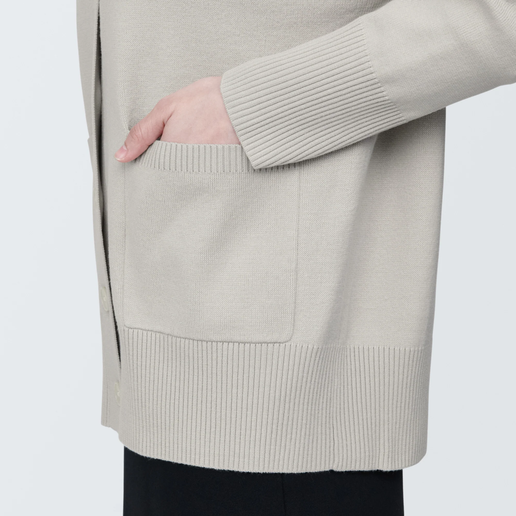 Women's Washable Milano Rib Knit V-Neck Cardigan - Image 24