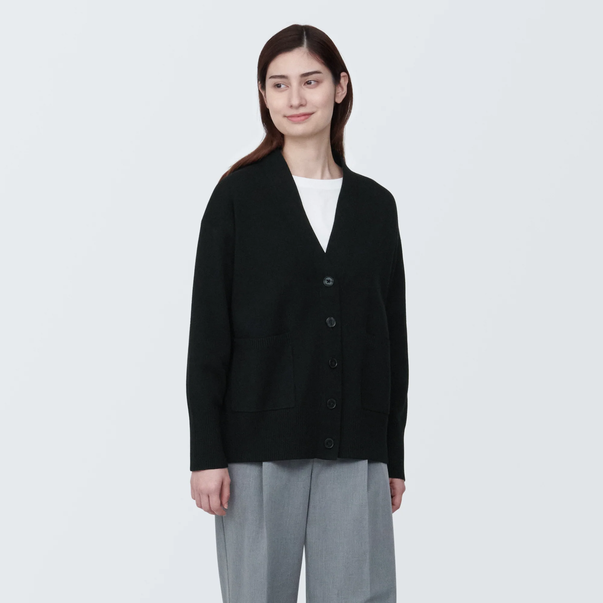 Women's Washable Milano Rib Knit V-Neck Cardigan - Image 27