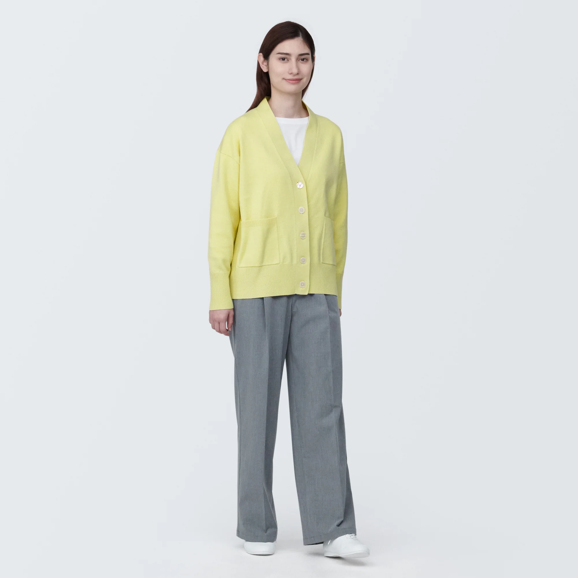 Women's Washable Milano Rib Knit V-Neck Cardigan - Image 4