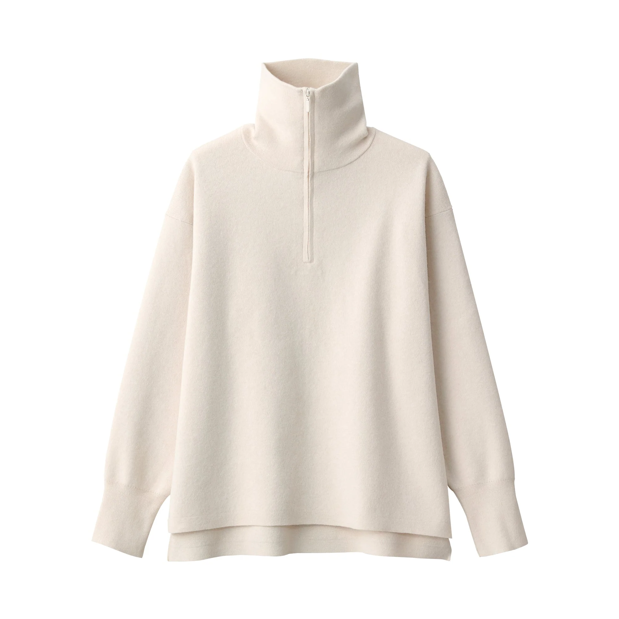 Women's Washable Milano Ribbed Half Zip Sweater - Image 11