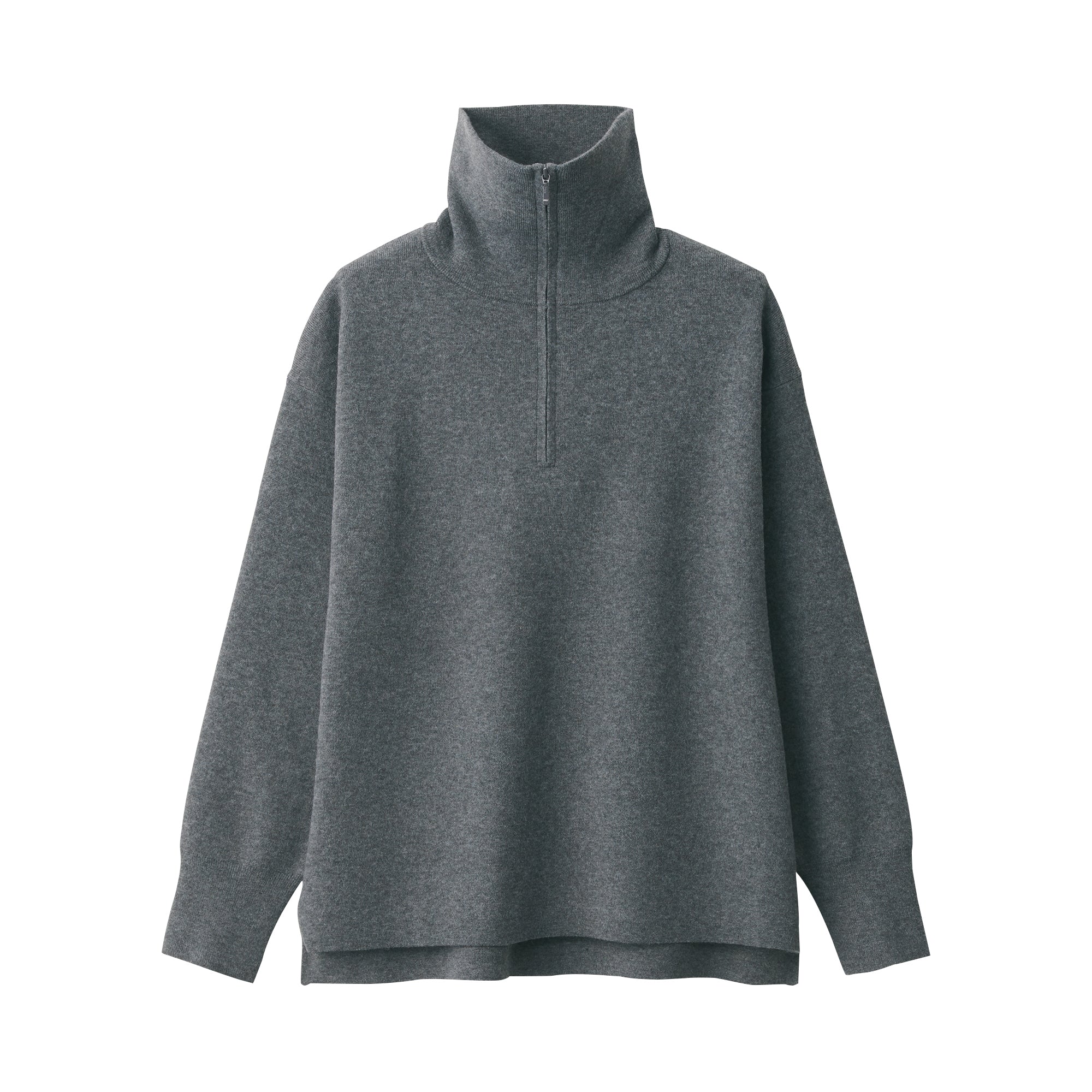 Women's Washable Milano Ribbed Half Zip Sweater - Image 2