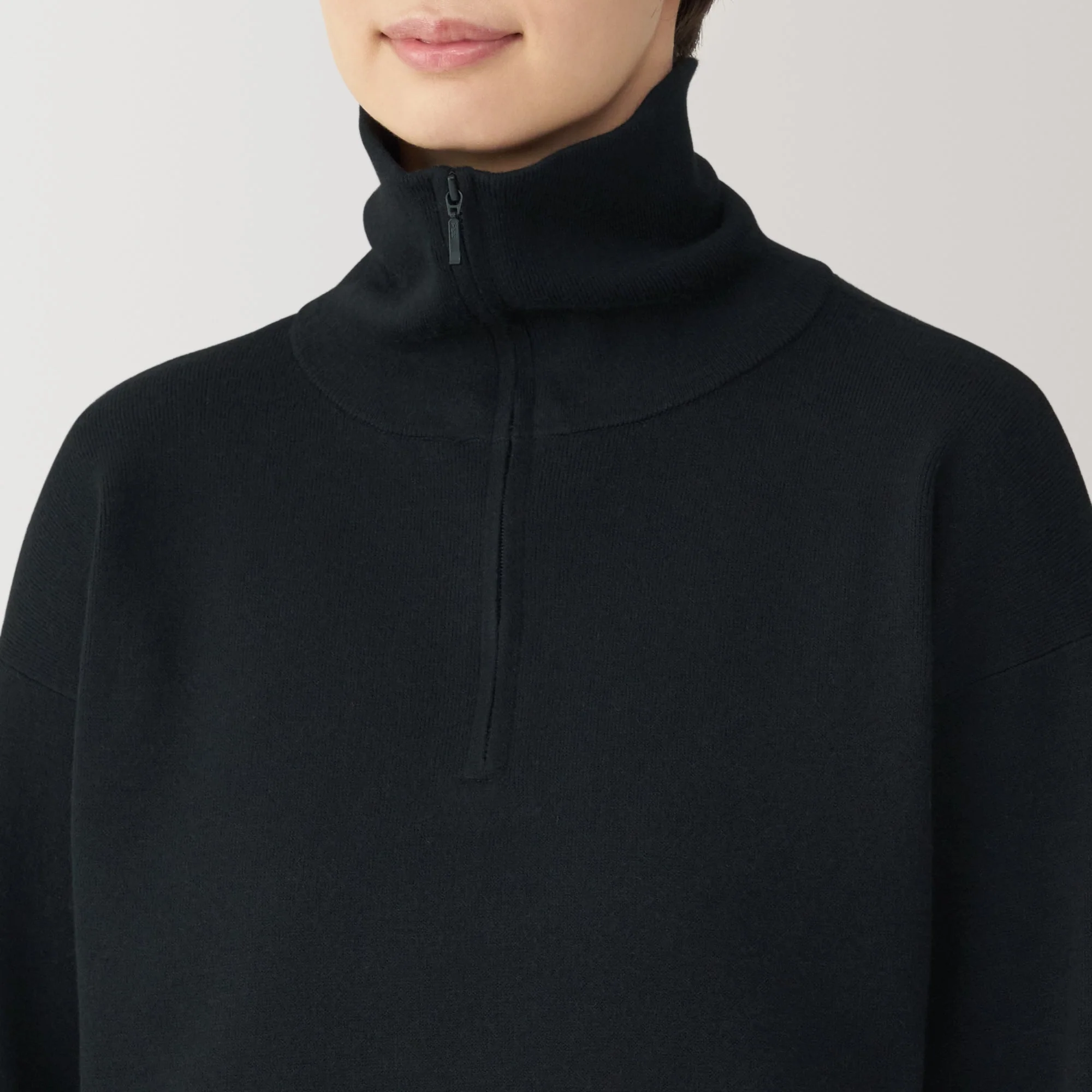 Women's Washable Milano Ribbed Half Zip Sweater - Image 26