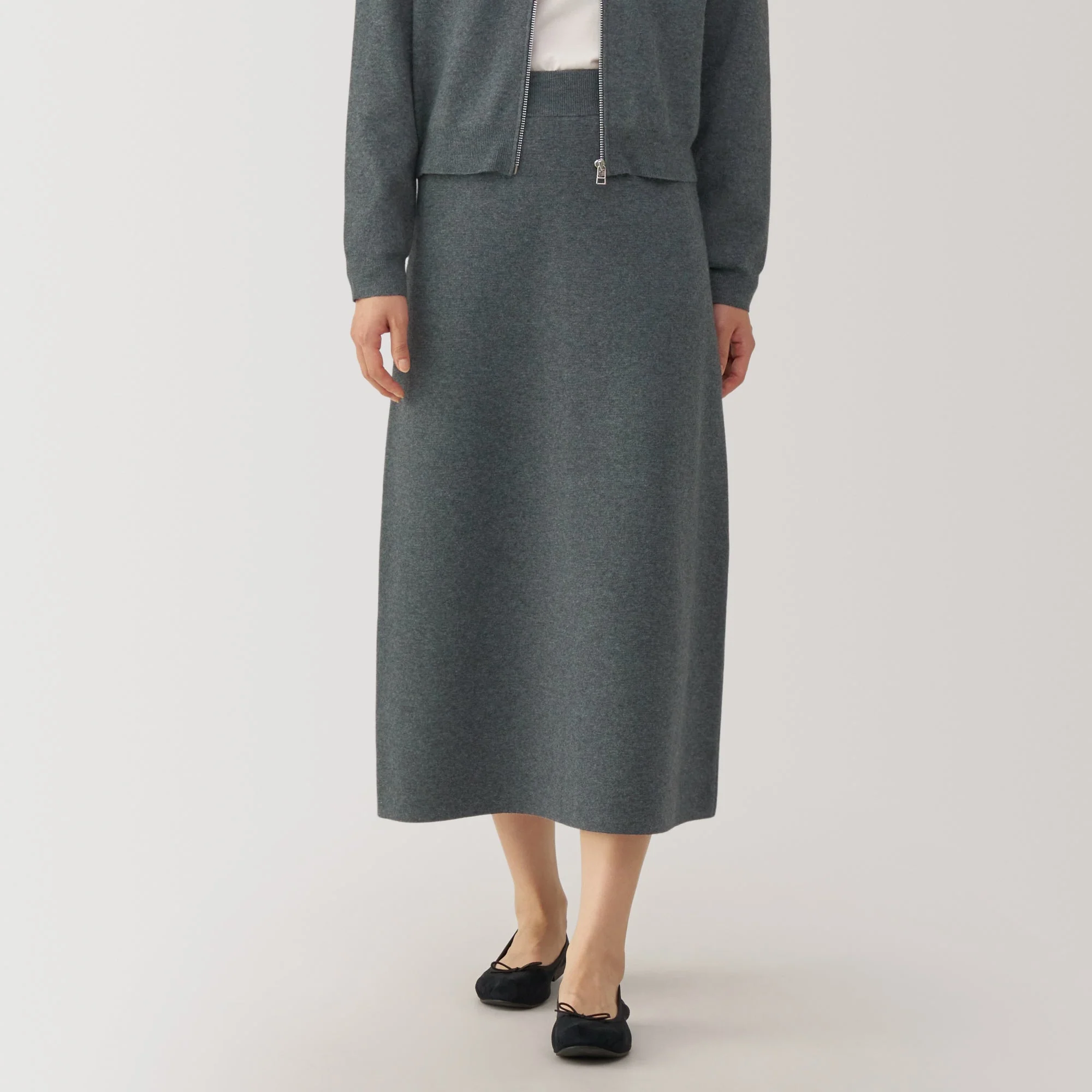 Women's Washable Milano Ribbed Skirt