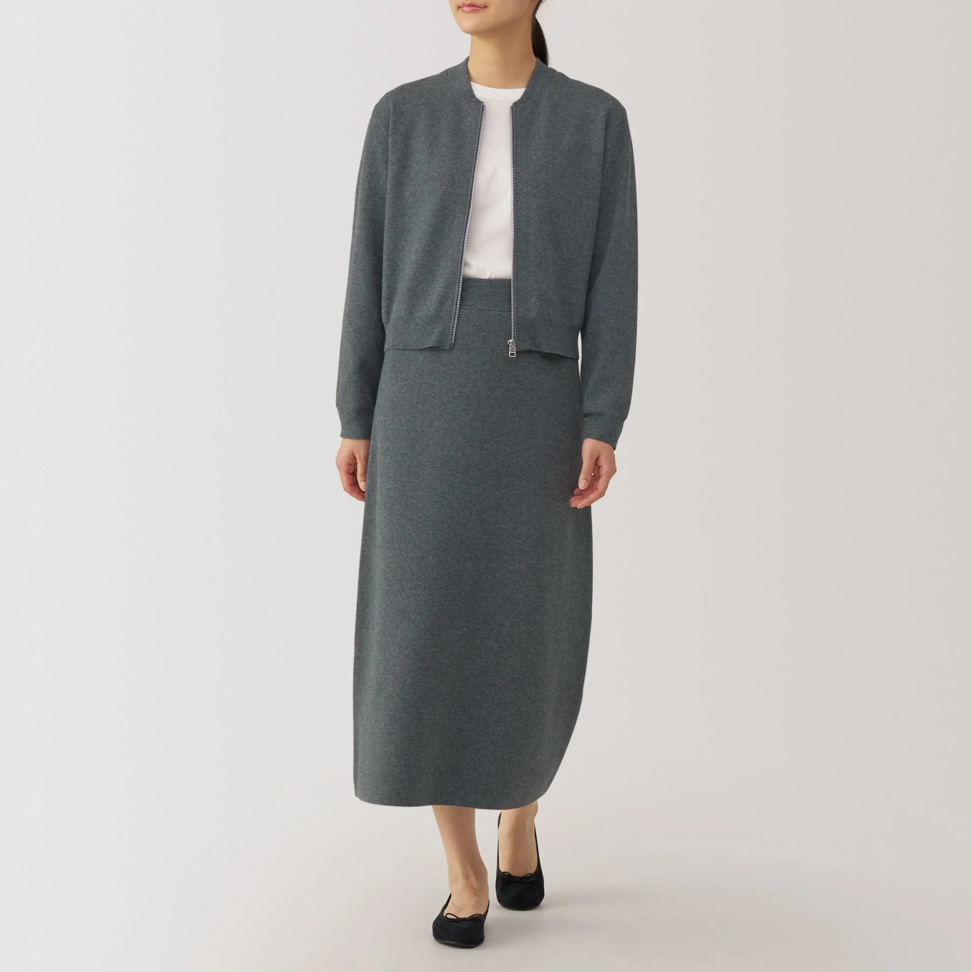 Women's Washable Milano Ribbed Skirt - Image 4