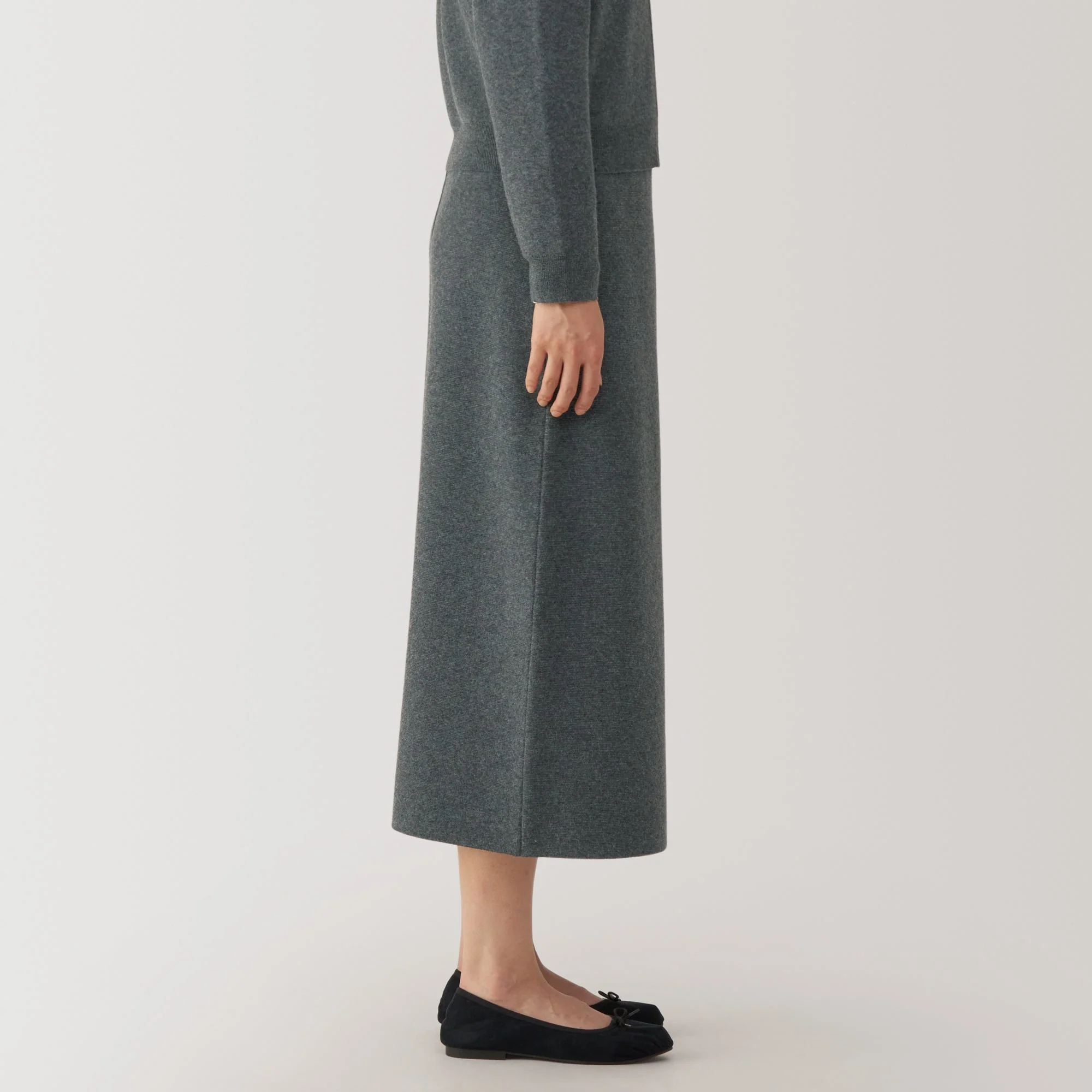 Women's Washable Milano Ribbed Skirt - Image 5