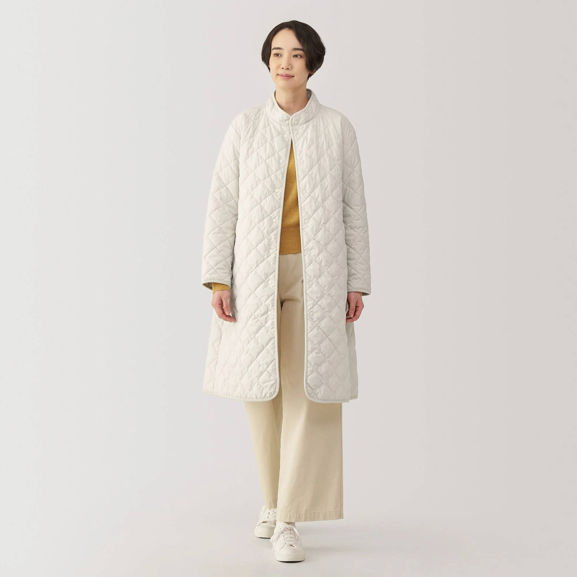 Women's Washable Padded Quilted Coat - Image 12
