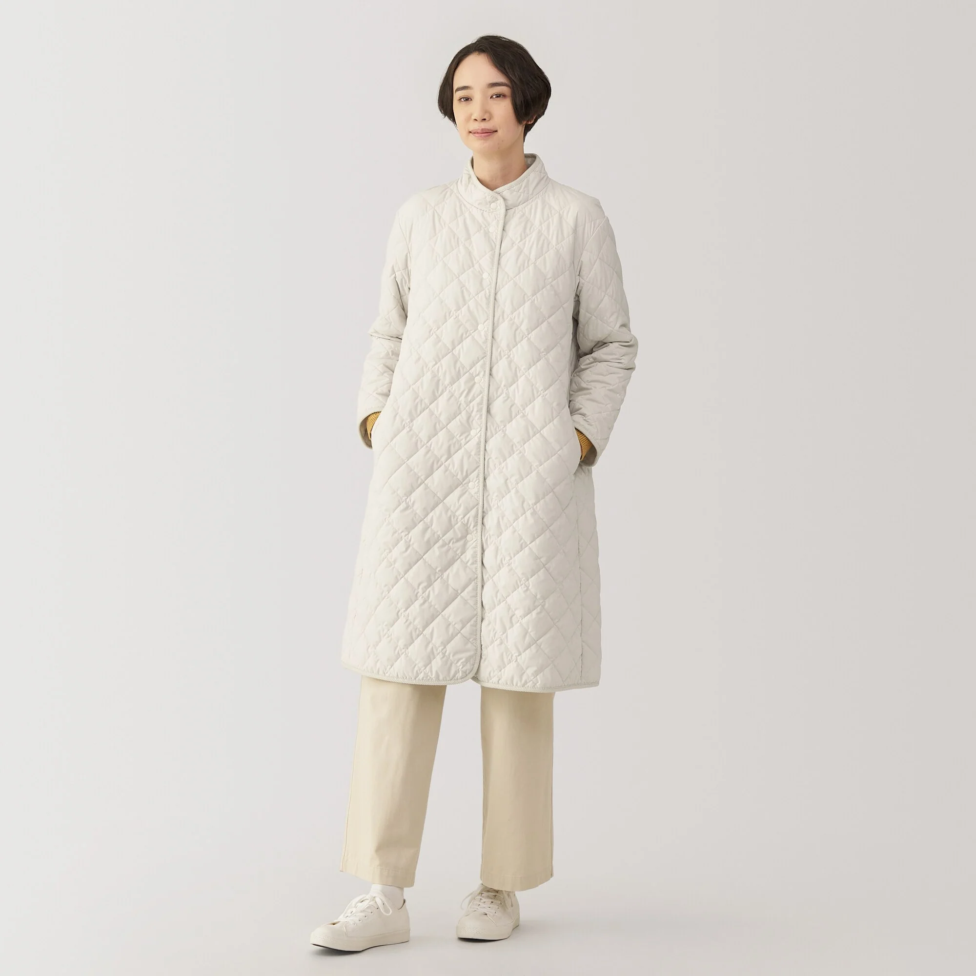 Women's Washable Padded Quilted Coat - Image 13