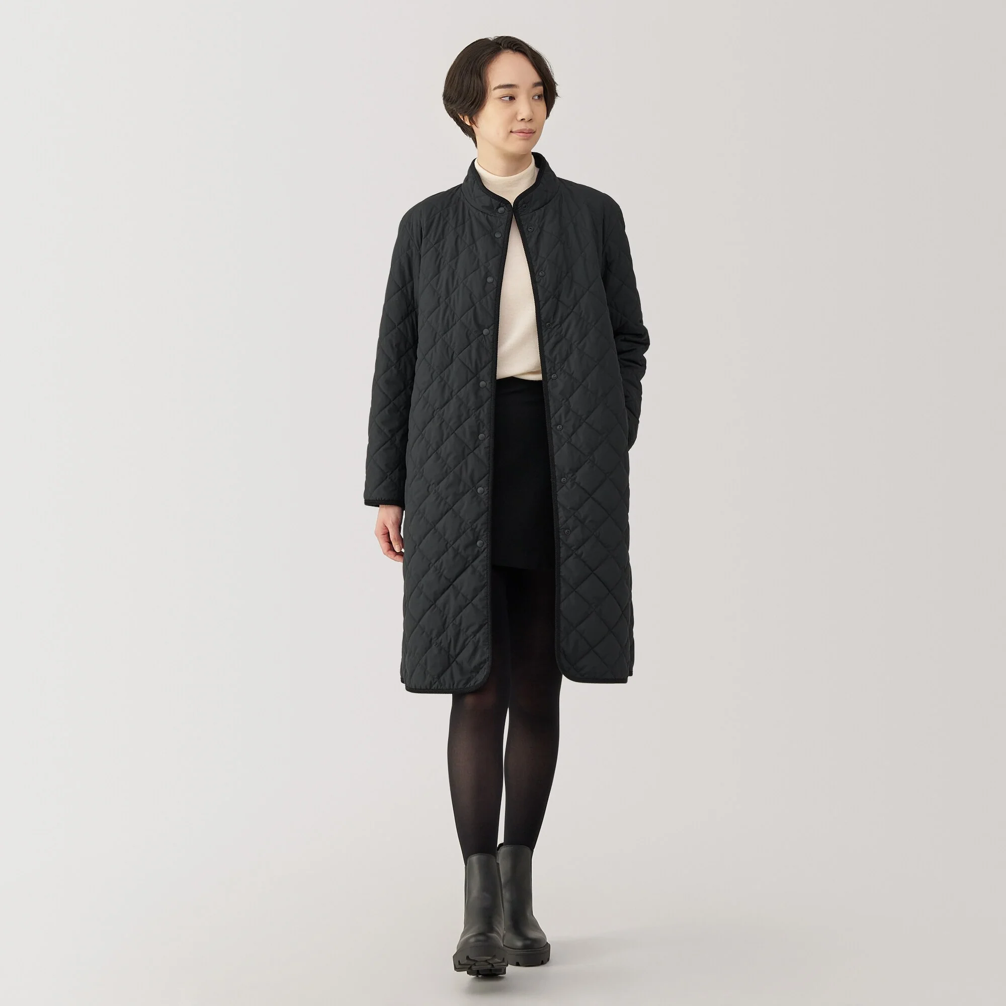 Women's Washable Padded Quilted Coat - Image 3