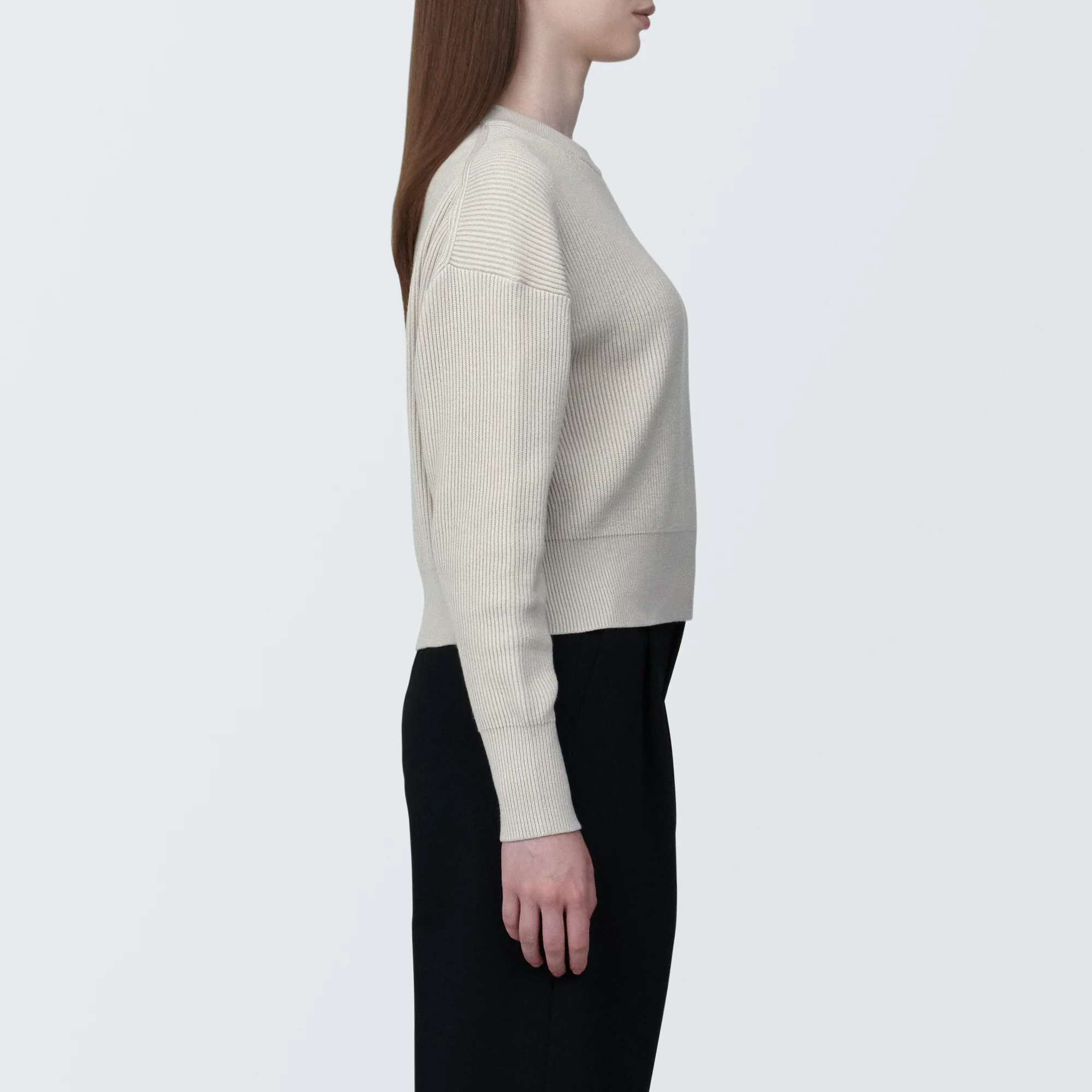 Women's Washable Rib Knit Short Sweater - Image 19
