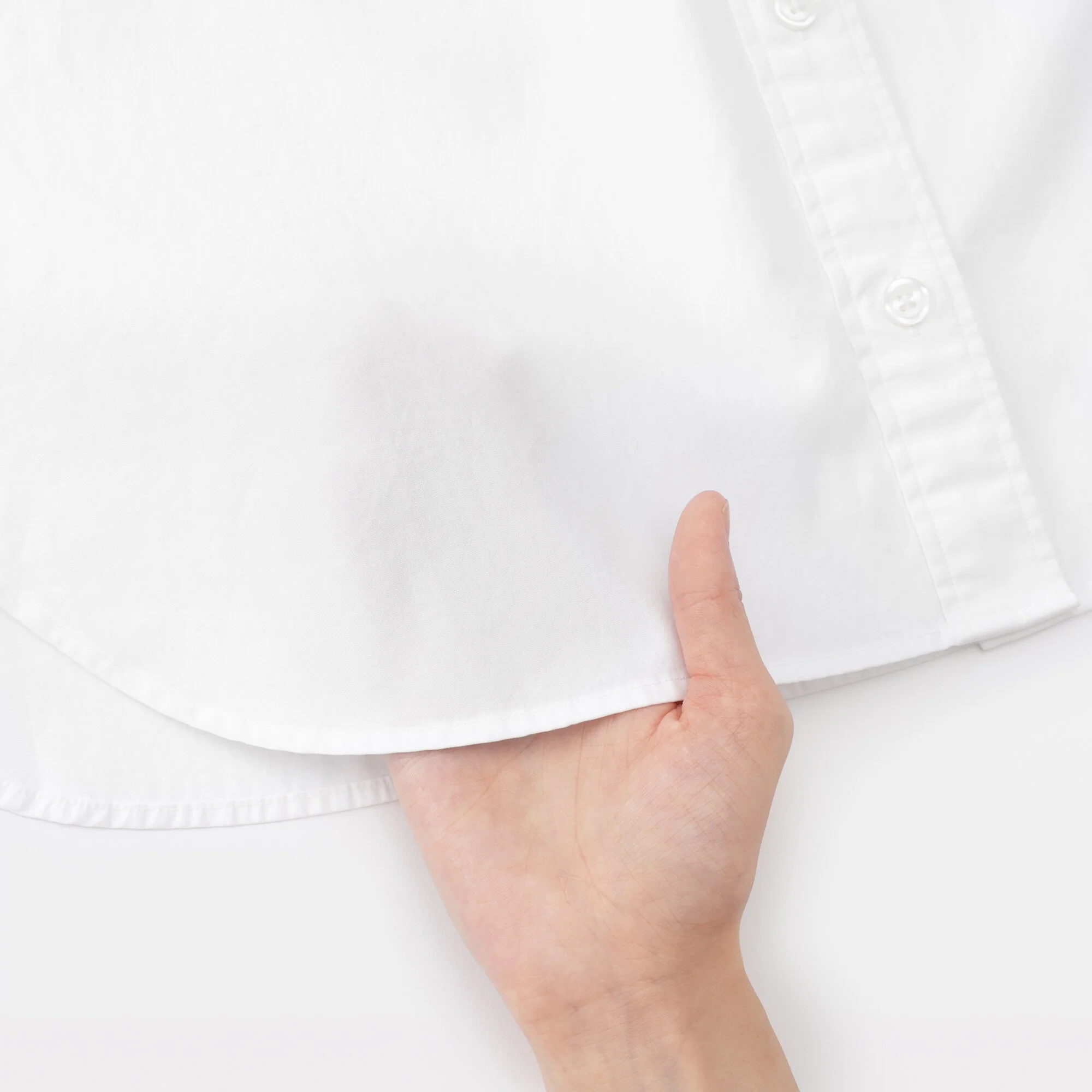 Women's Washed Broadcloth Regular Collar Long Sleeve Shirt - Image 10