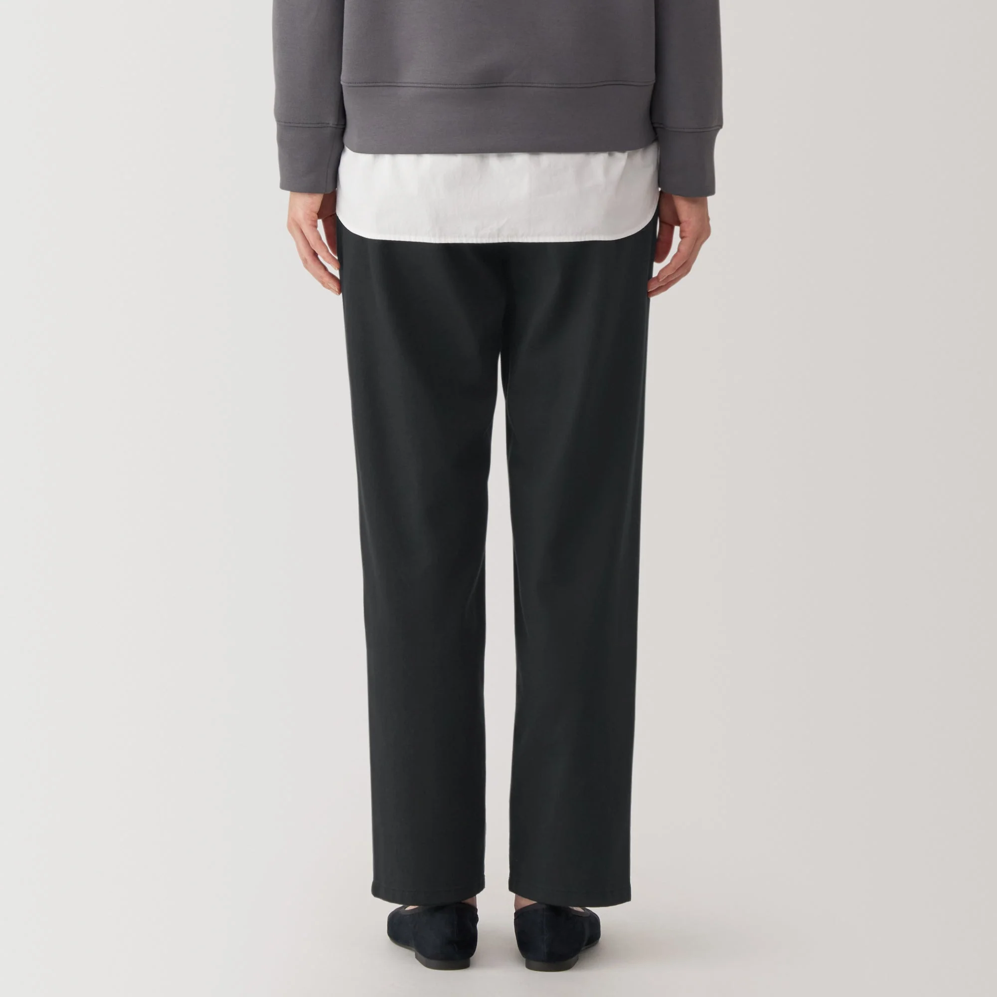 Women's Washed Denim Easy Tapered Pants - Image 6