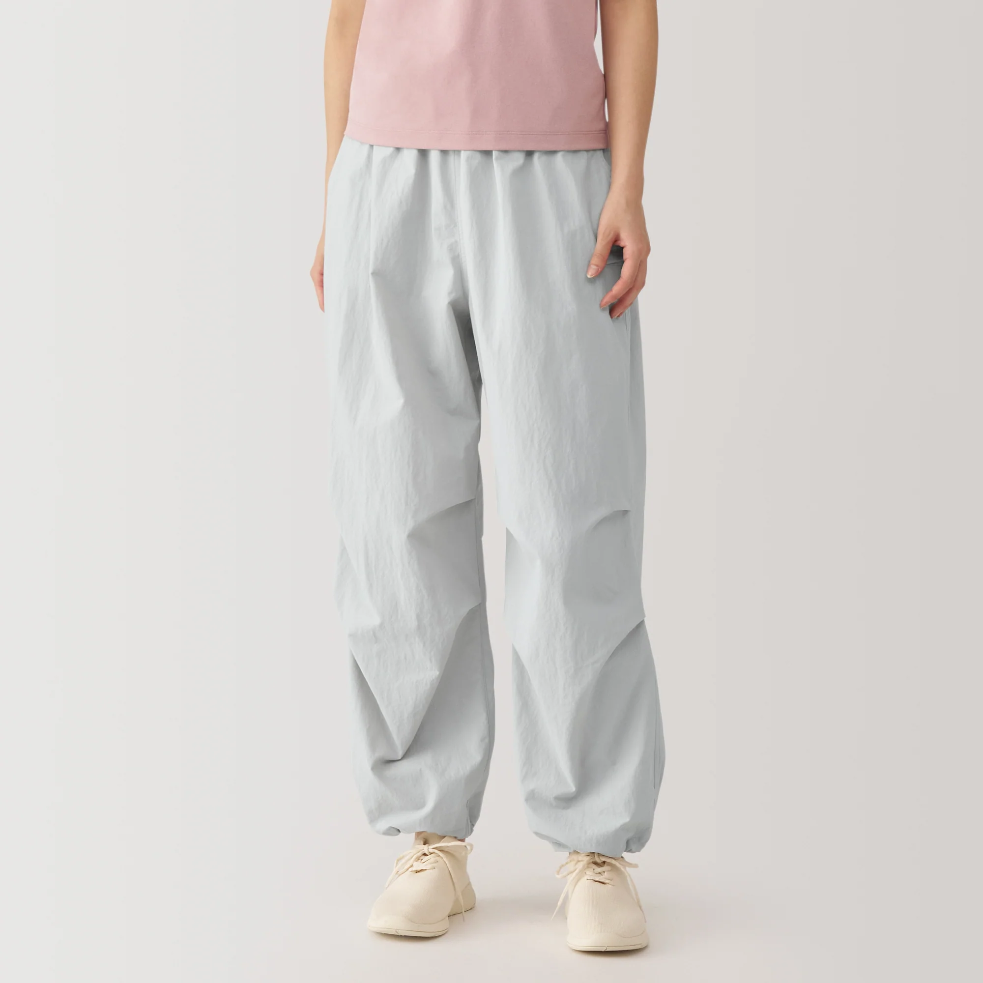 Women's Water Repellent Nylon Wind Wide Pants