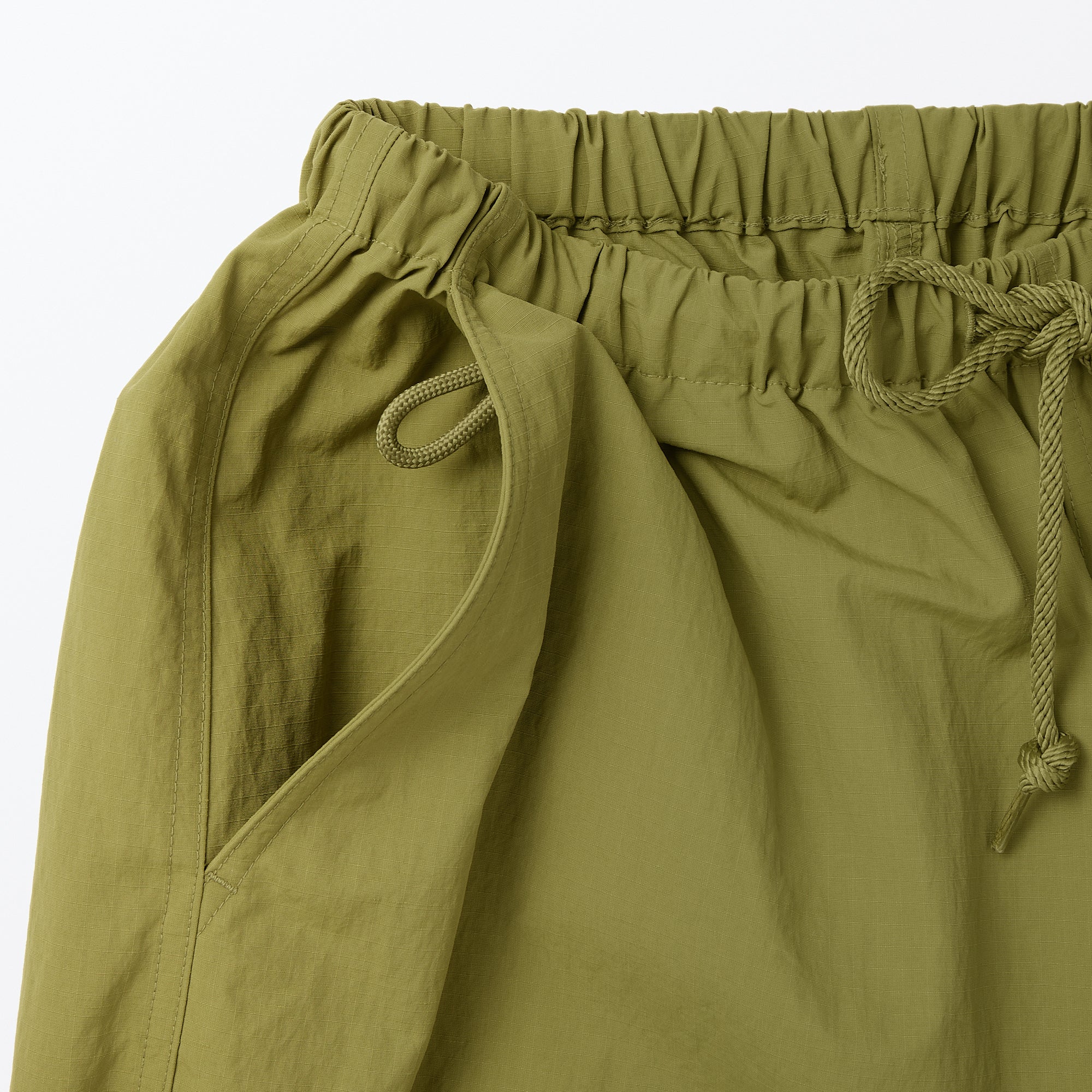 Women's Water Repellent Nylon Wind Wide Pants - Image 32