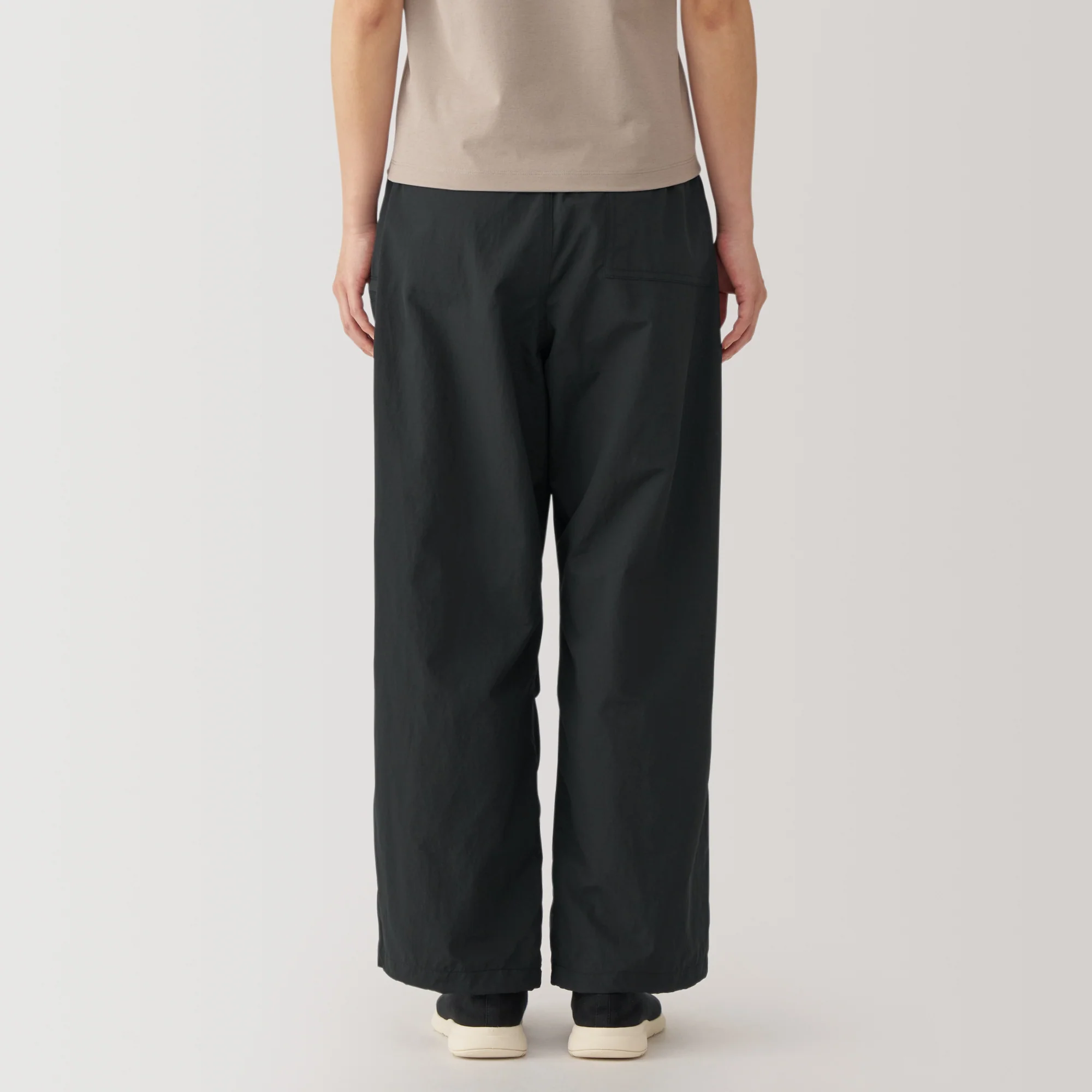 Women's Water Repellent Nylon Wind Wide Pants - Image 39