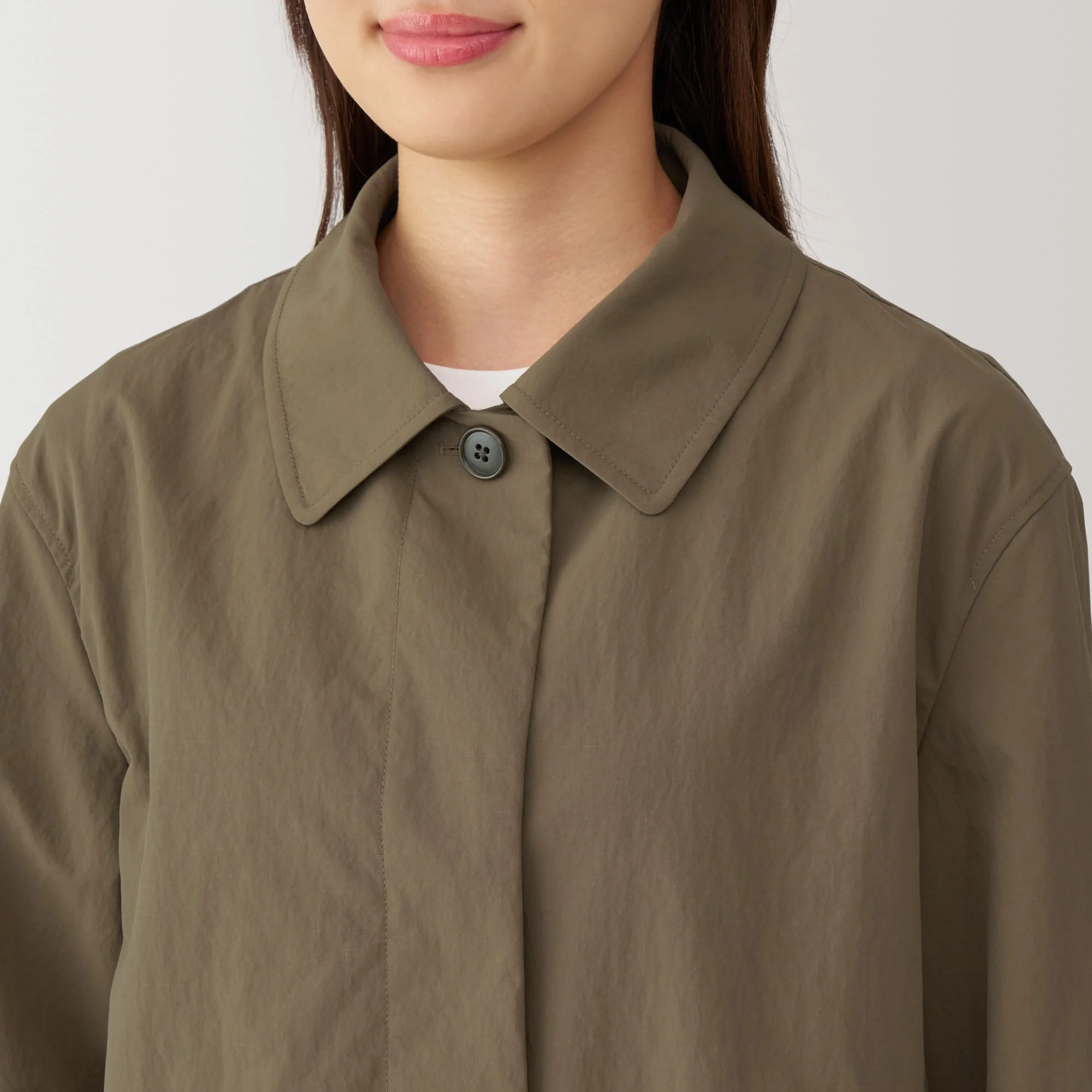 Women's Water Repellent Stand Fall Collar Coat - Image 18