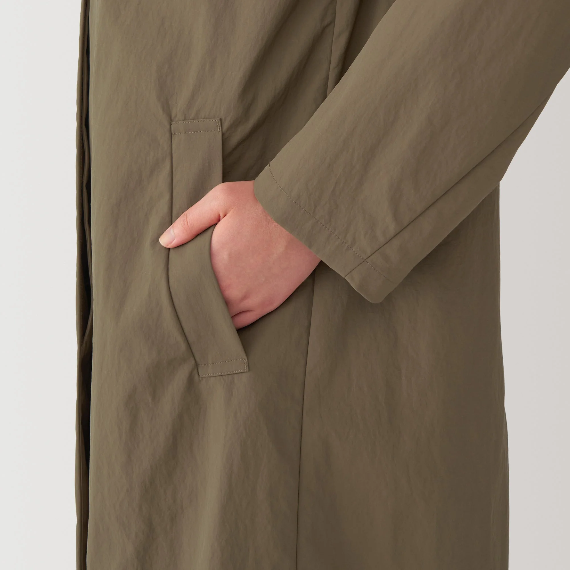 Women's Water Repellent Stand Fall Collar Coat - Image 19