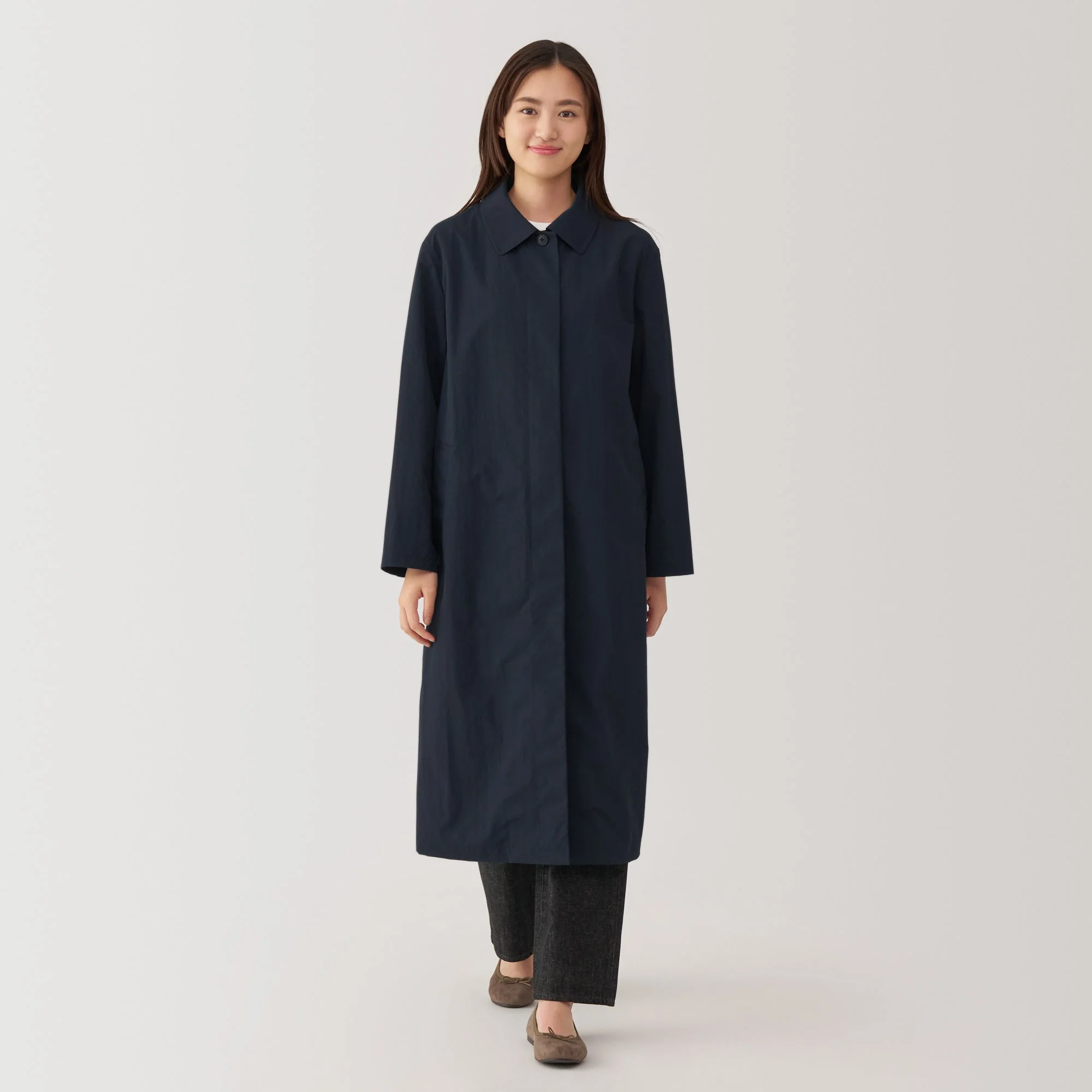 Women's Water Repellent Stand Fall Collar Coat - Image 26