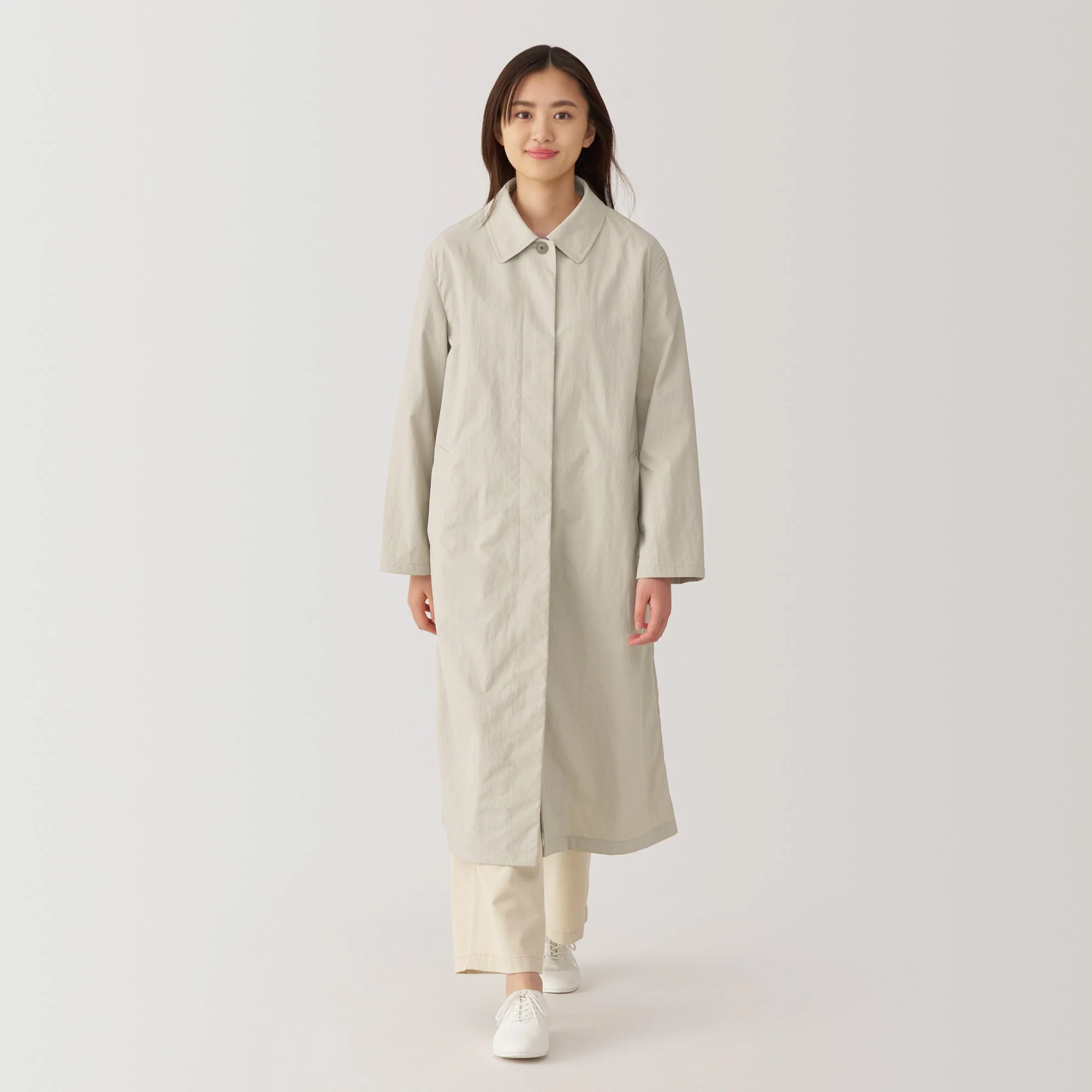 Women's Water Repellent Stand Fall Collar Coat - Image 4