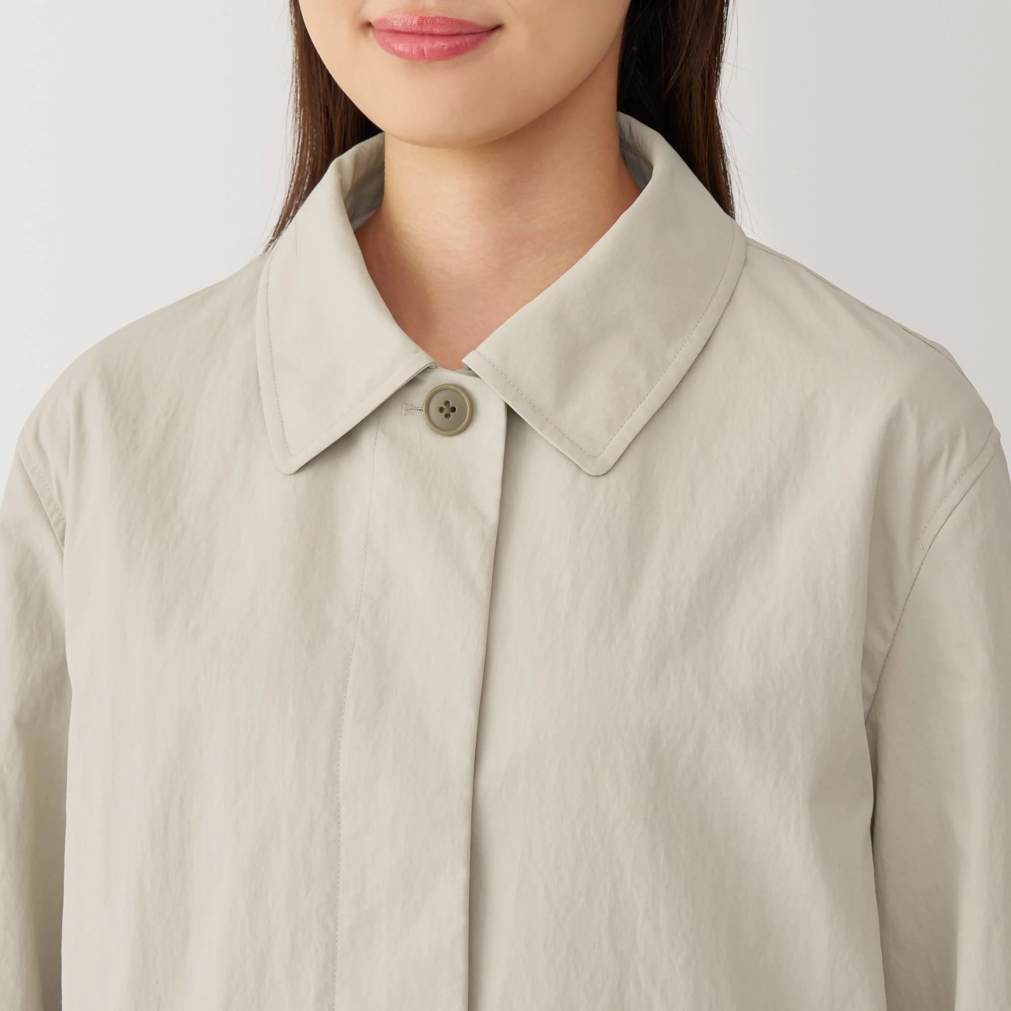 Women's Water Repellent Stand Fall Collar Coat - Image 7