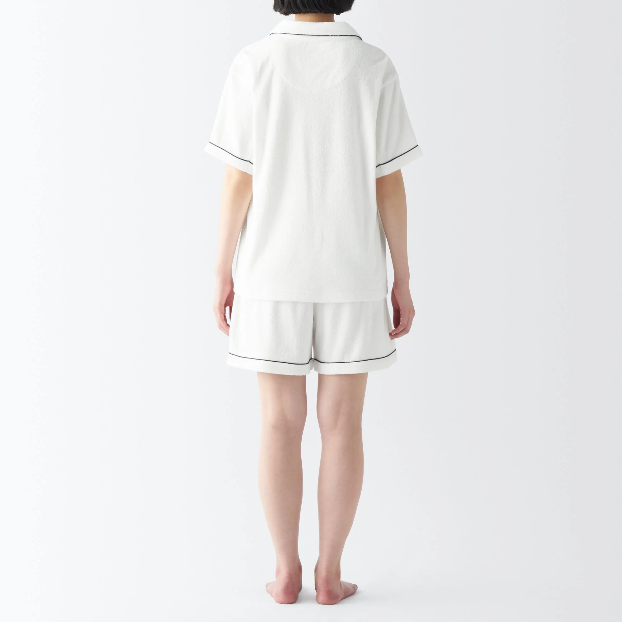 Women's Wearable Pile Towel Short Sleeve Pajamas - Image 15